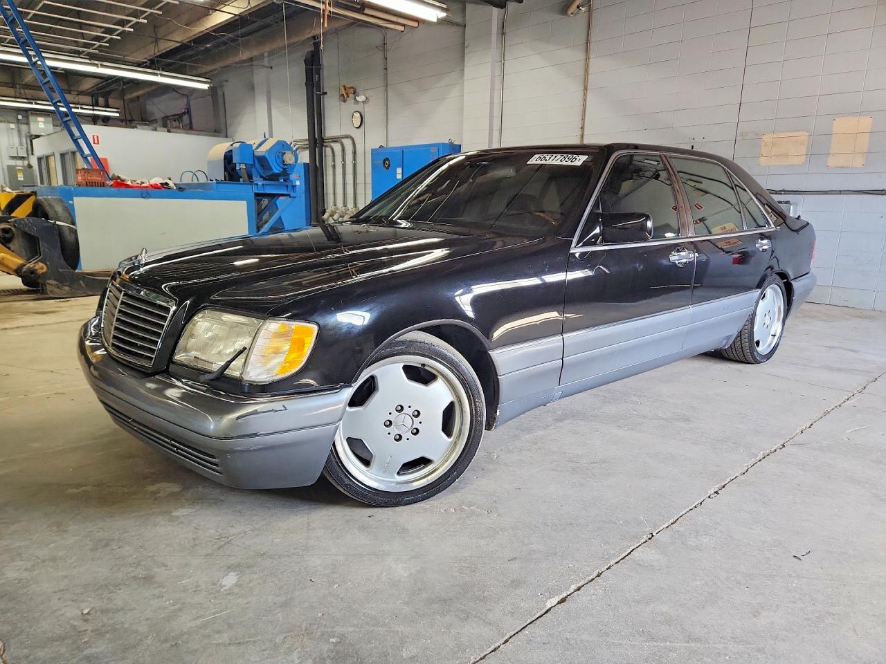 1995 Mercedes-benz S 600 Черный vin: WDBGA57E2SA212629