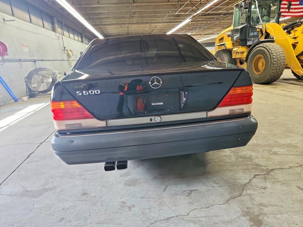 1995 Mercedes-benz S 600 Черный vin: WDBGA57E2SA212629