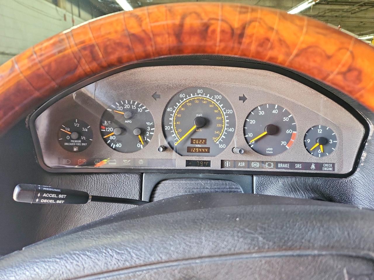 1995 Mercedes-benz S 600 Черный vin: WDBGA57E2SA212629