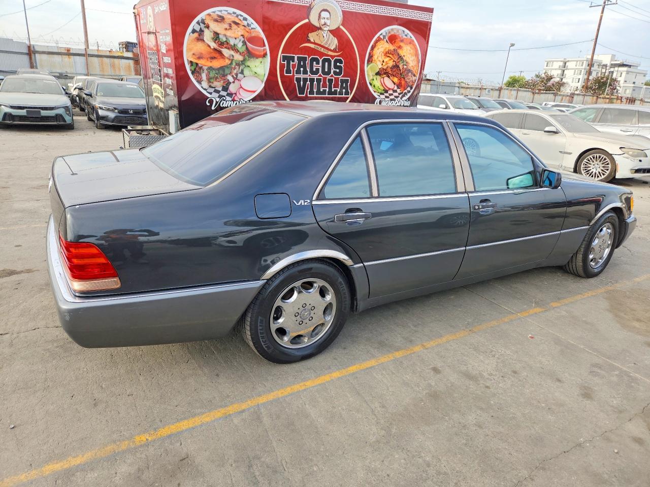 1992 Mercedes-benz 600 Sel Charcoal vin: WDBGA57E3NA020124