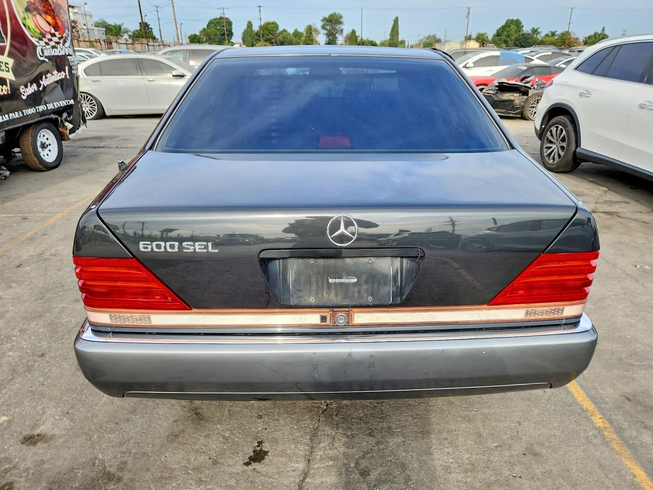 1992 Mercedes-benz 600 Sel Charcoal vin: WDBGA57E3NA020124