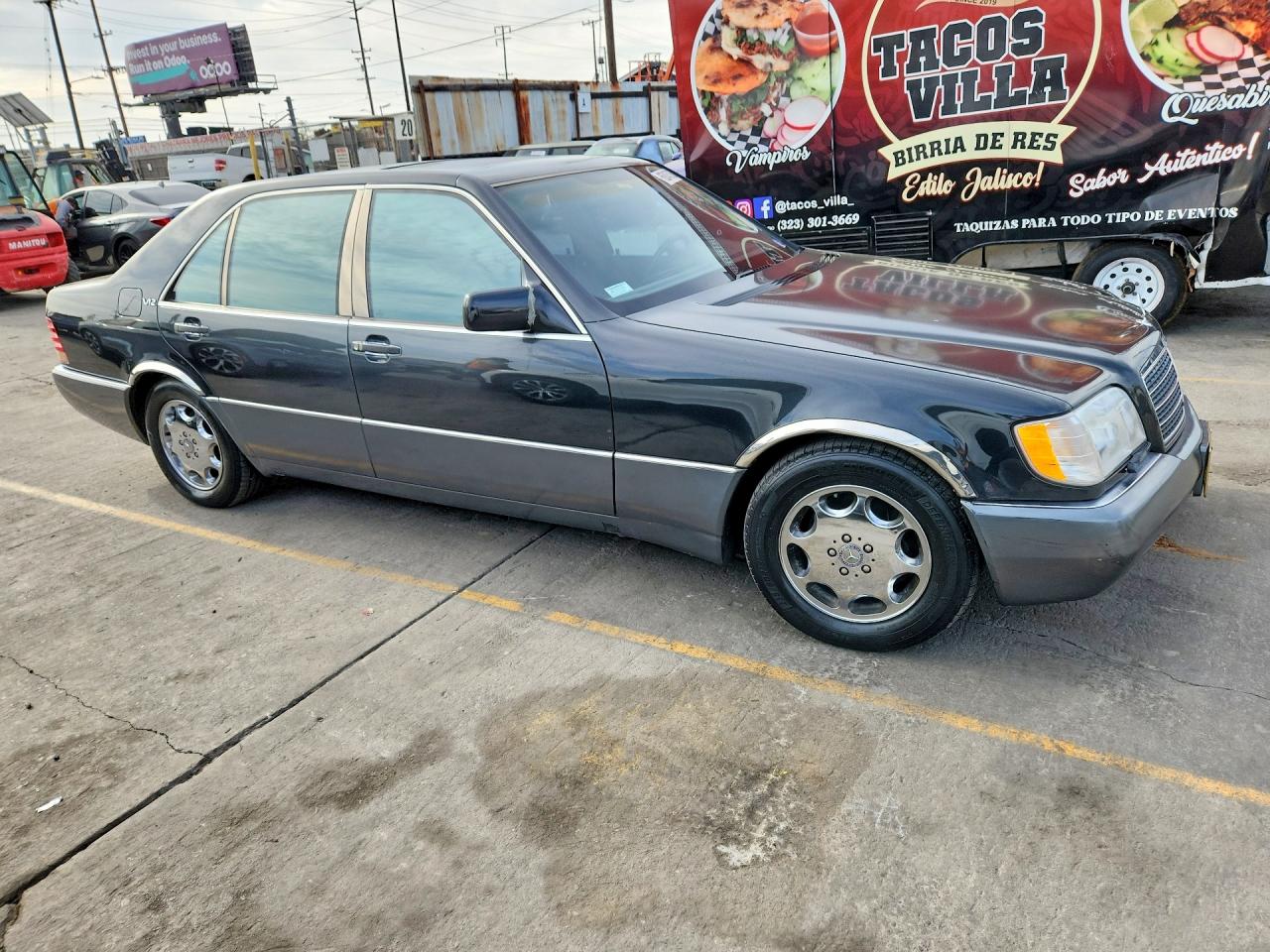 1992 Mercedes-benz 600 Sel Charcoal vin: WDBGA57E3NA020124