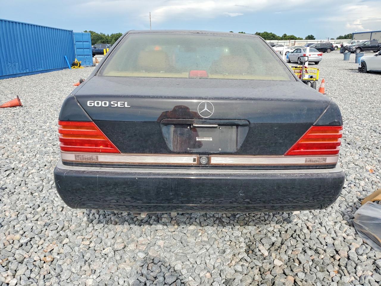 1993 Mercedes-benz 600 Sel Black vin: WDBGA57E4PA109302