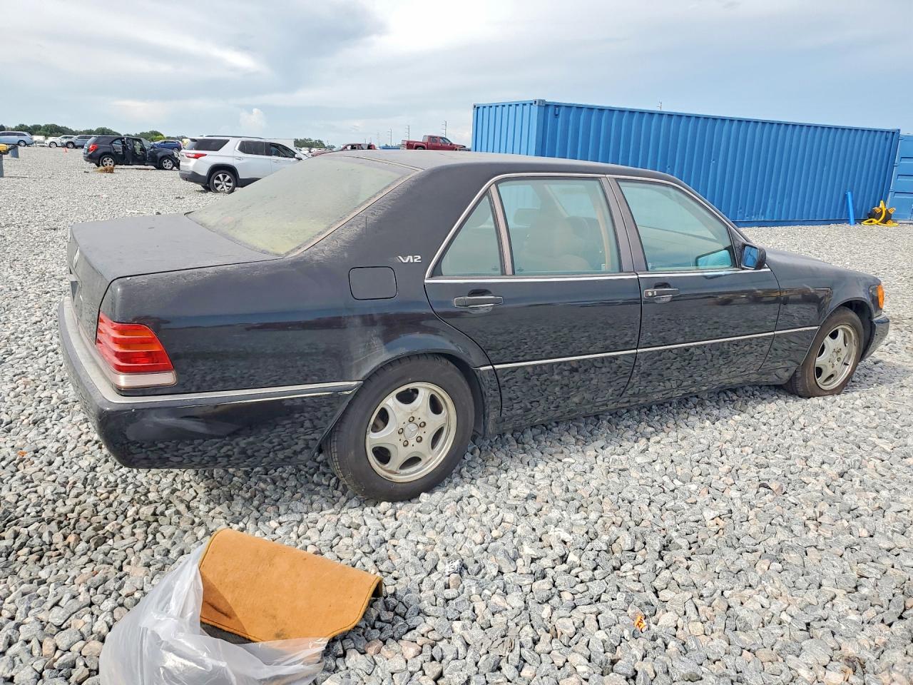 1993 Mercedes-benz 600 Sel Black vin: WDBGA57E4PA109302