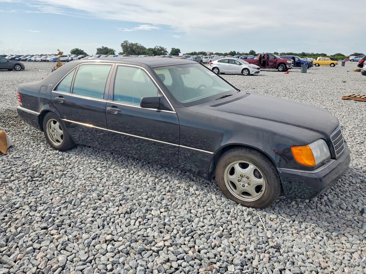1993 Mercedes-benz 600 Sel Black vin: WDBGA57E4PA109302