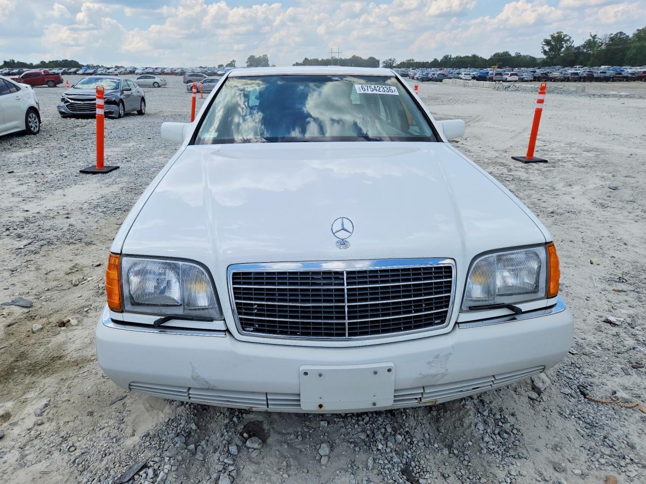 1994 Mercedes-benz S 600 White vin: WDBGA57E5RA151240