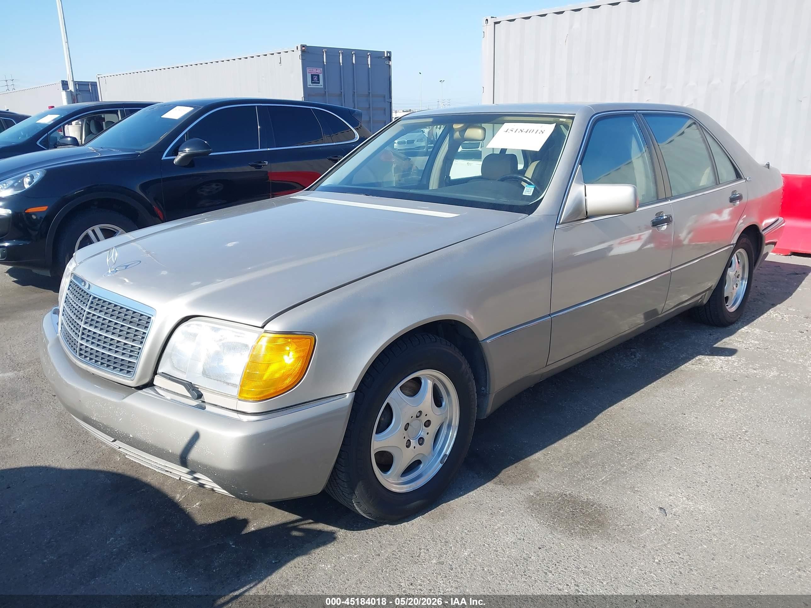 1992 Mercedes-benz 600 Sel Gold vin: WDBGA57E6NA077417