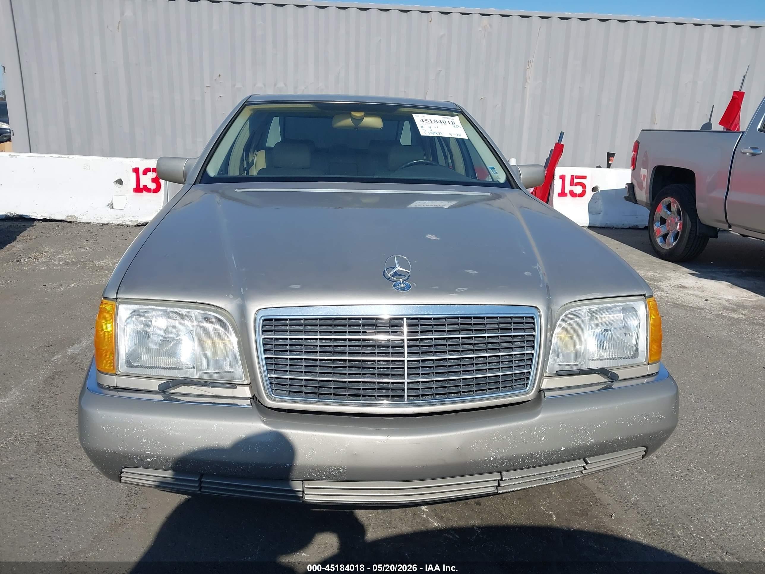 1992 Mercedes-benz 600 Sel Gold vin: WDBGA57E6NA077417
