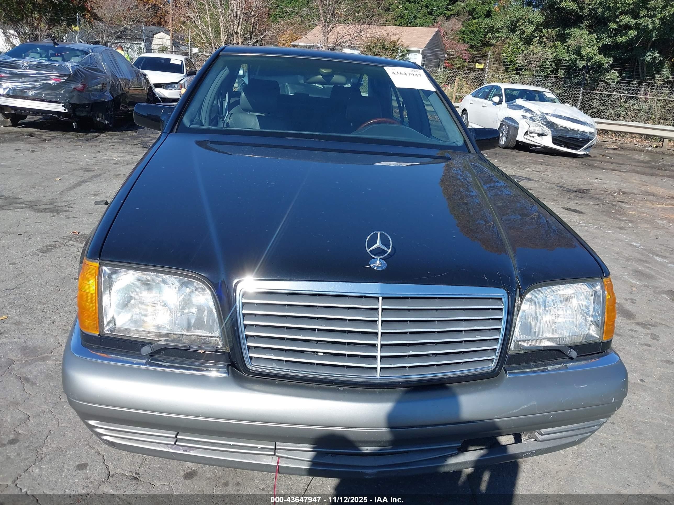 1995 Mercedes-benz S 600 Black vin: WDBGA57E6SA196645