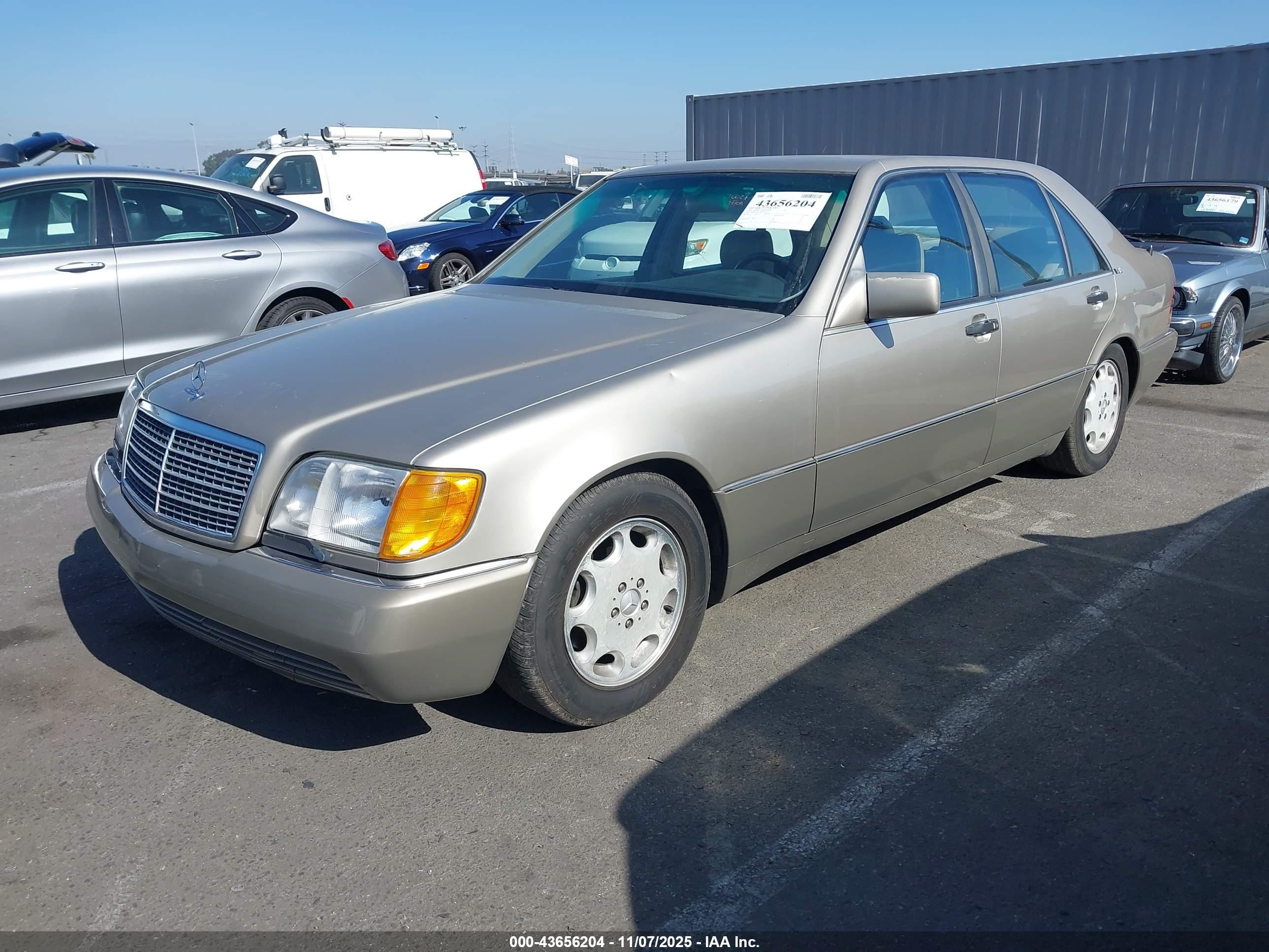 1994 Mercedes-benz S 600 Blue vin: WDBGA57E7RA155161