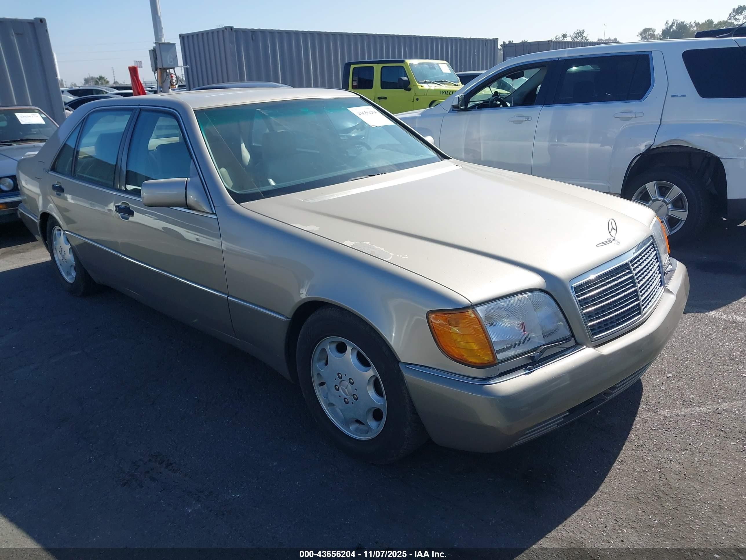 1994 Mercedes-benz S 600 Blue vin: WDBGA57E7RA155161
