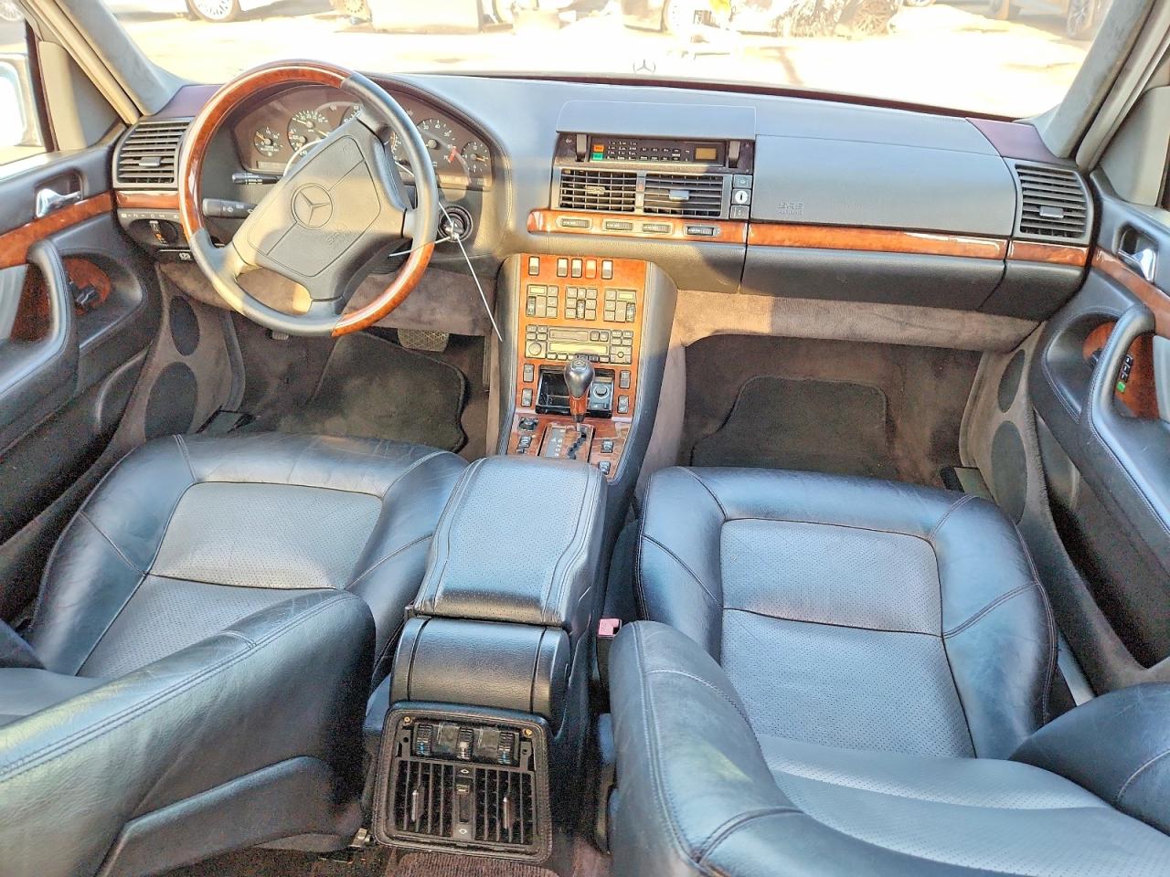 1995 Mercedes-benz S 600 Black vin: WDBGA57E8SA271782