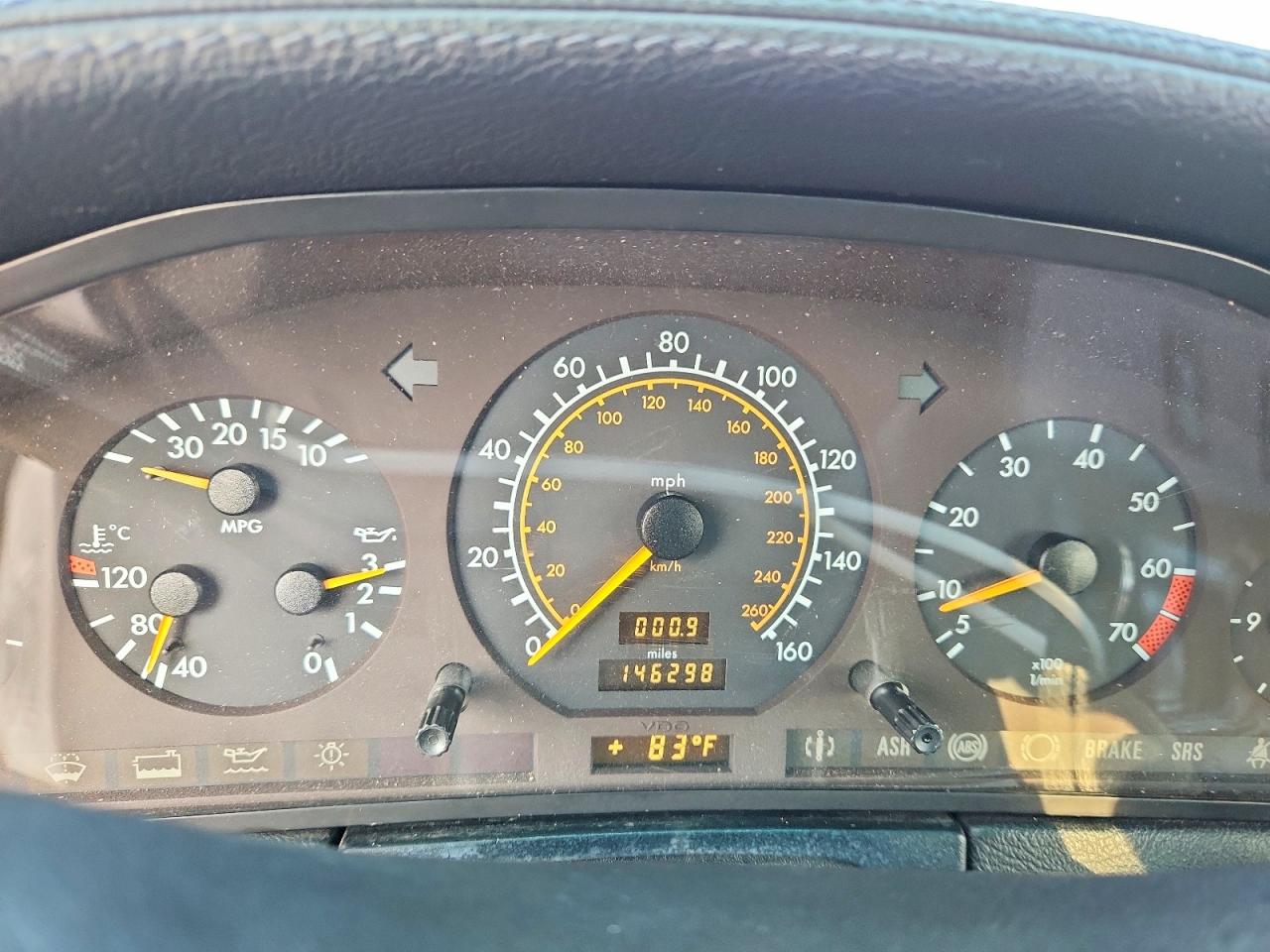 1995 Mercedes-benz S 600 Black vin: WDBGA57E8SA271782