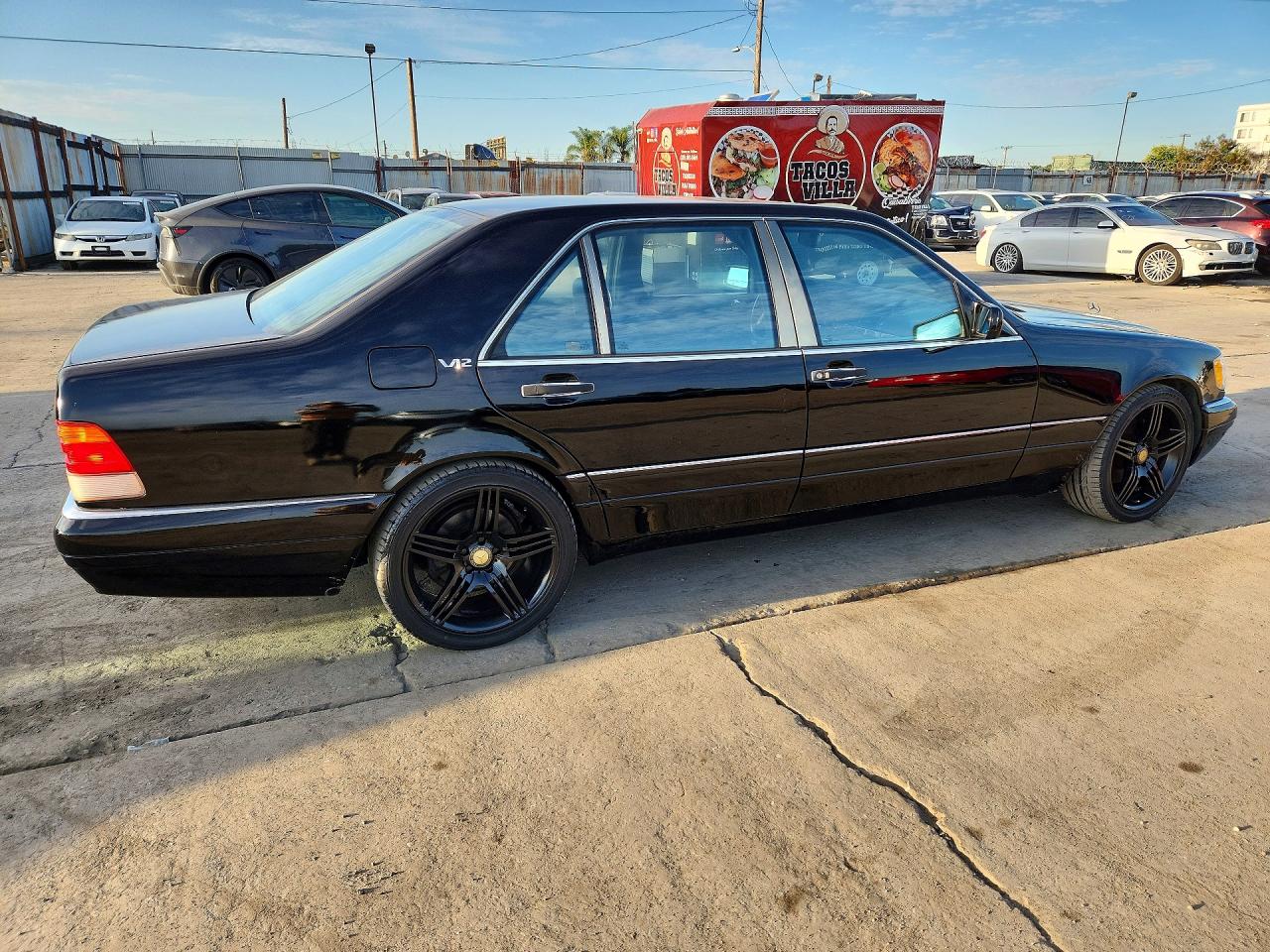 1995 Mercedes-benz S 600 Black vin: WDBGA57E8SA271782