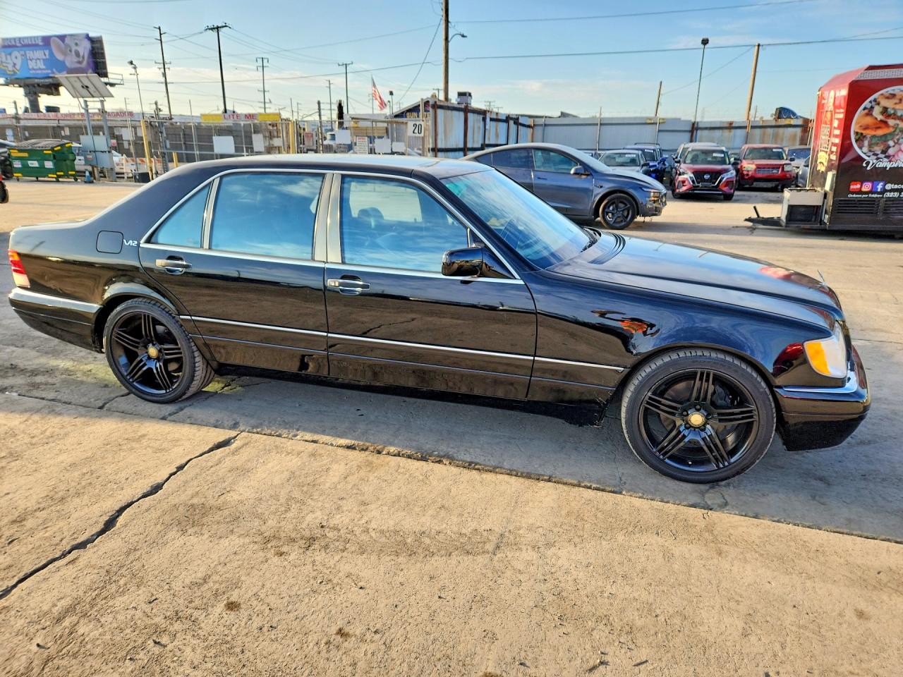 1995 Mercedes-benz S 600 Black vin: WDBGA57E8SA271782