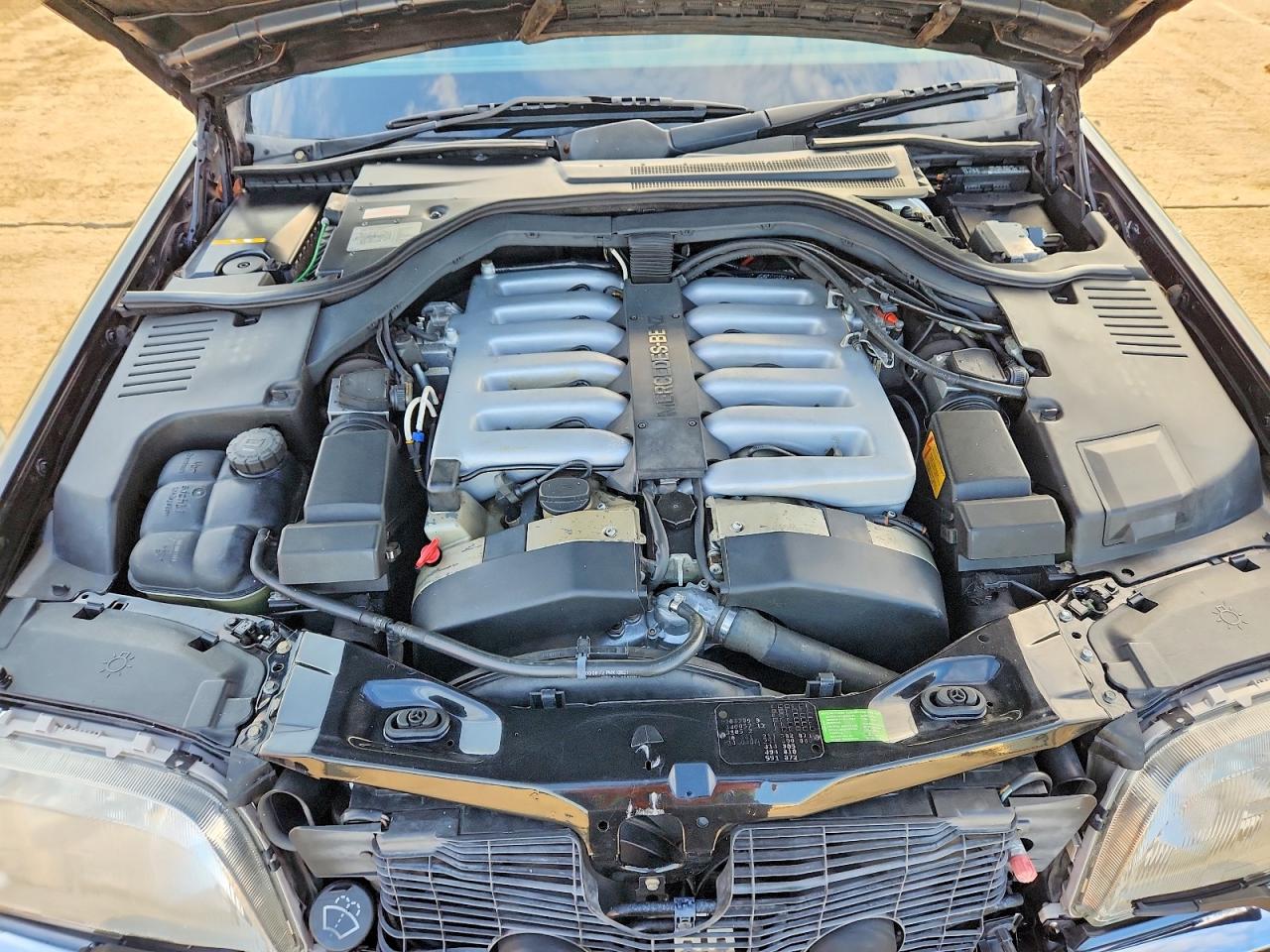 1995 Mercedes-benz S 600 Black vin: WDBGA57E8SA271782