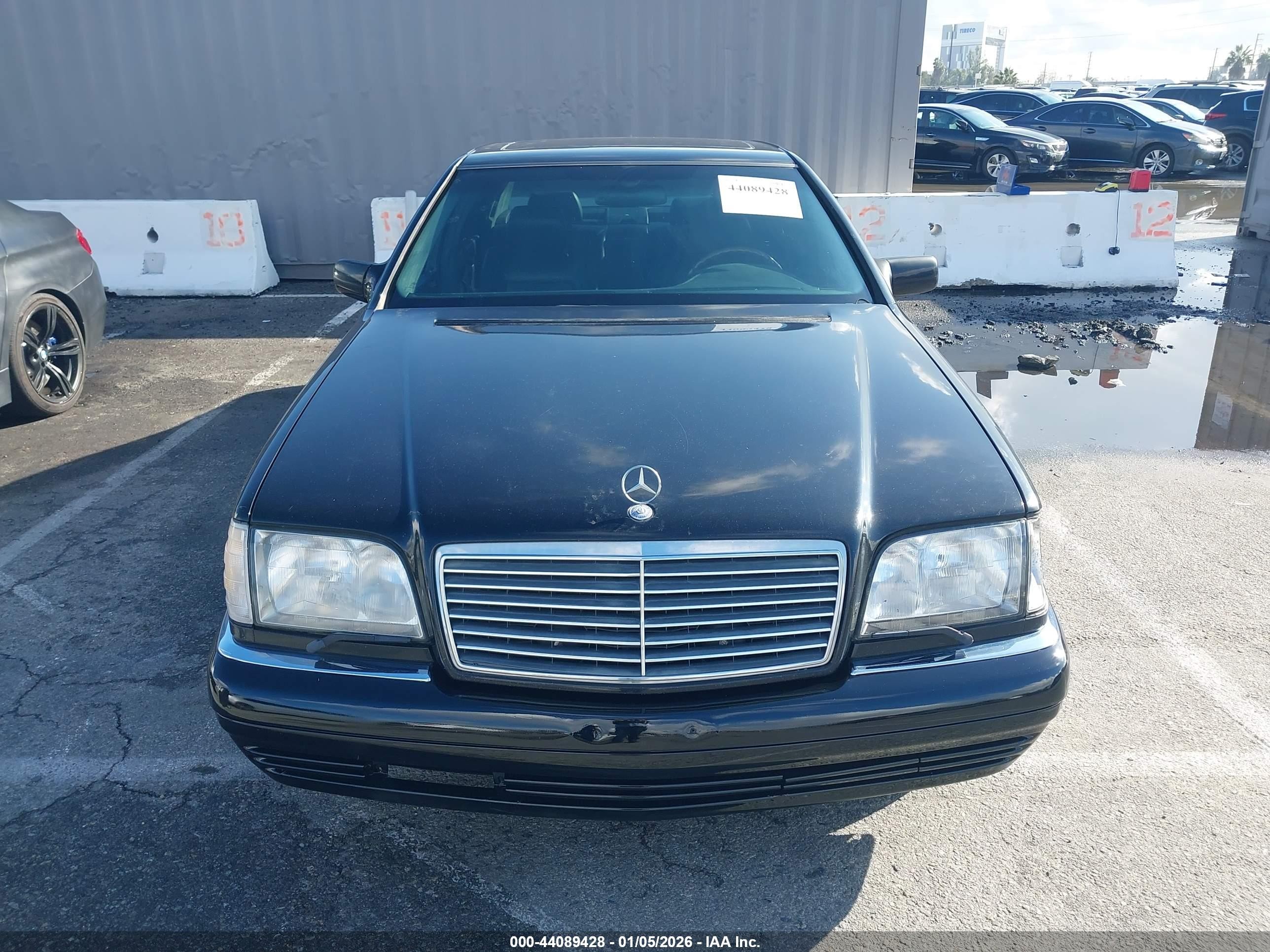 1995 Mercedes-benz S 600 Black vin: WDBGA57E9SA24983 
