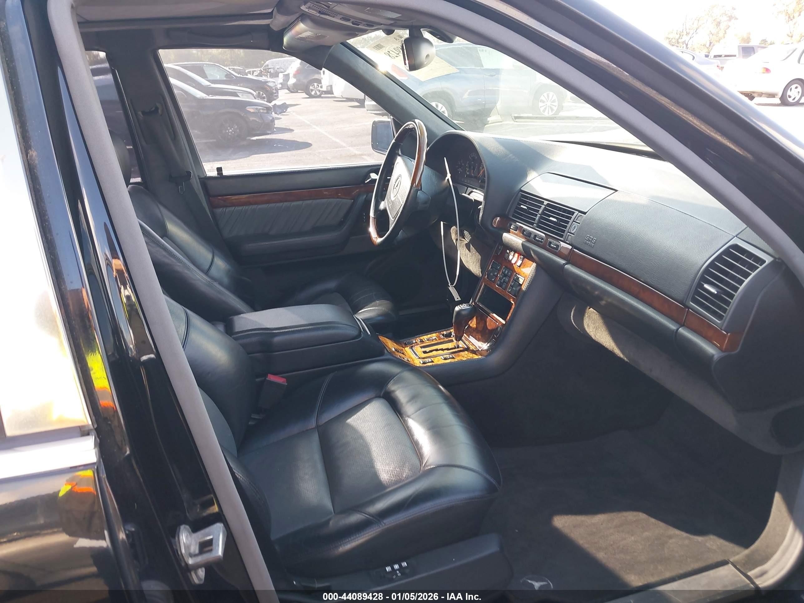 1995 Mercedes-benz S 600 Black vin: WDBGA57E9SA24983 