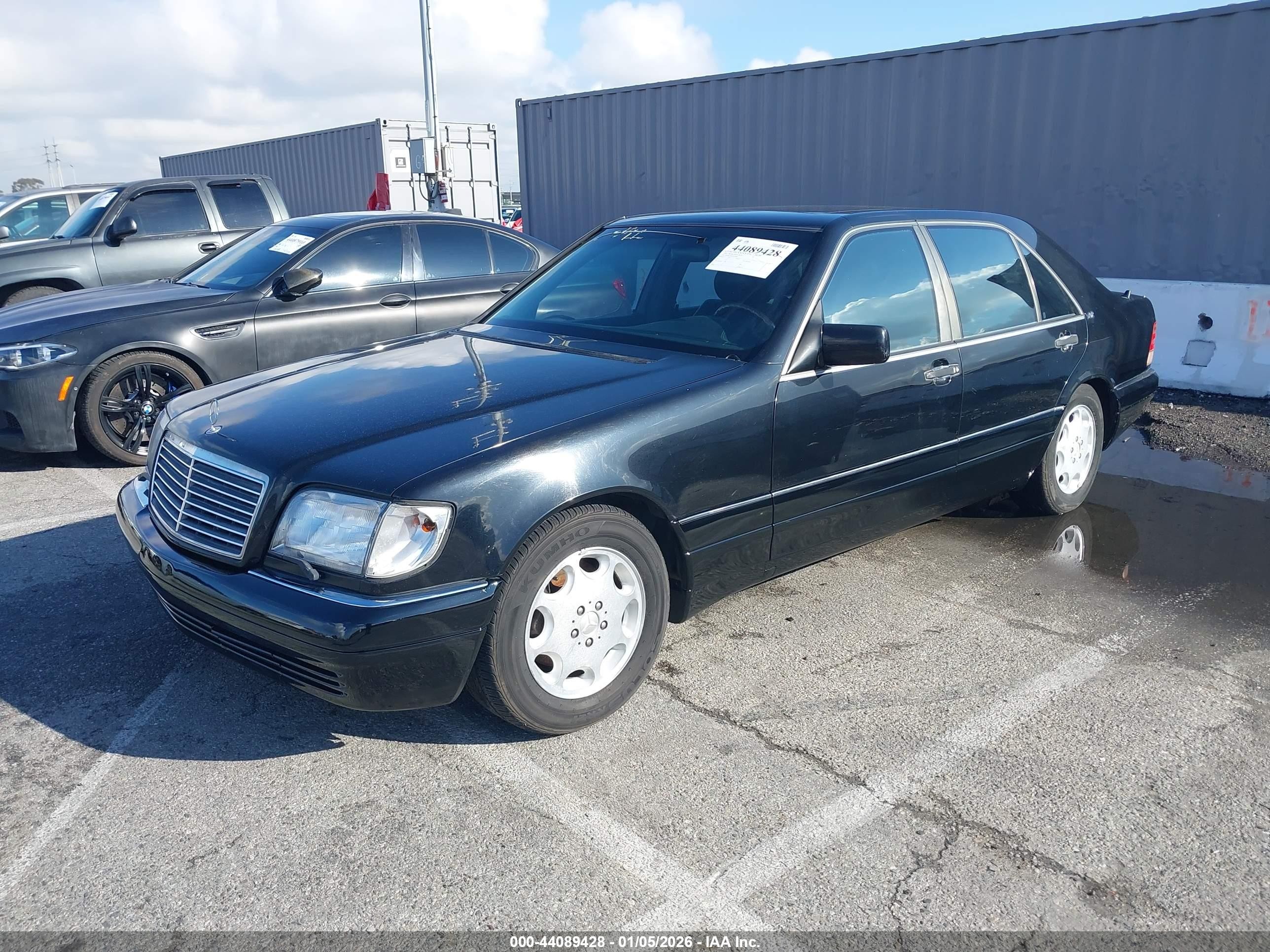 1995 Mercedes-benz S 600 Black vin: WDBGA57E9SA24983 