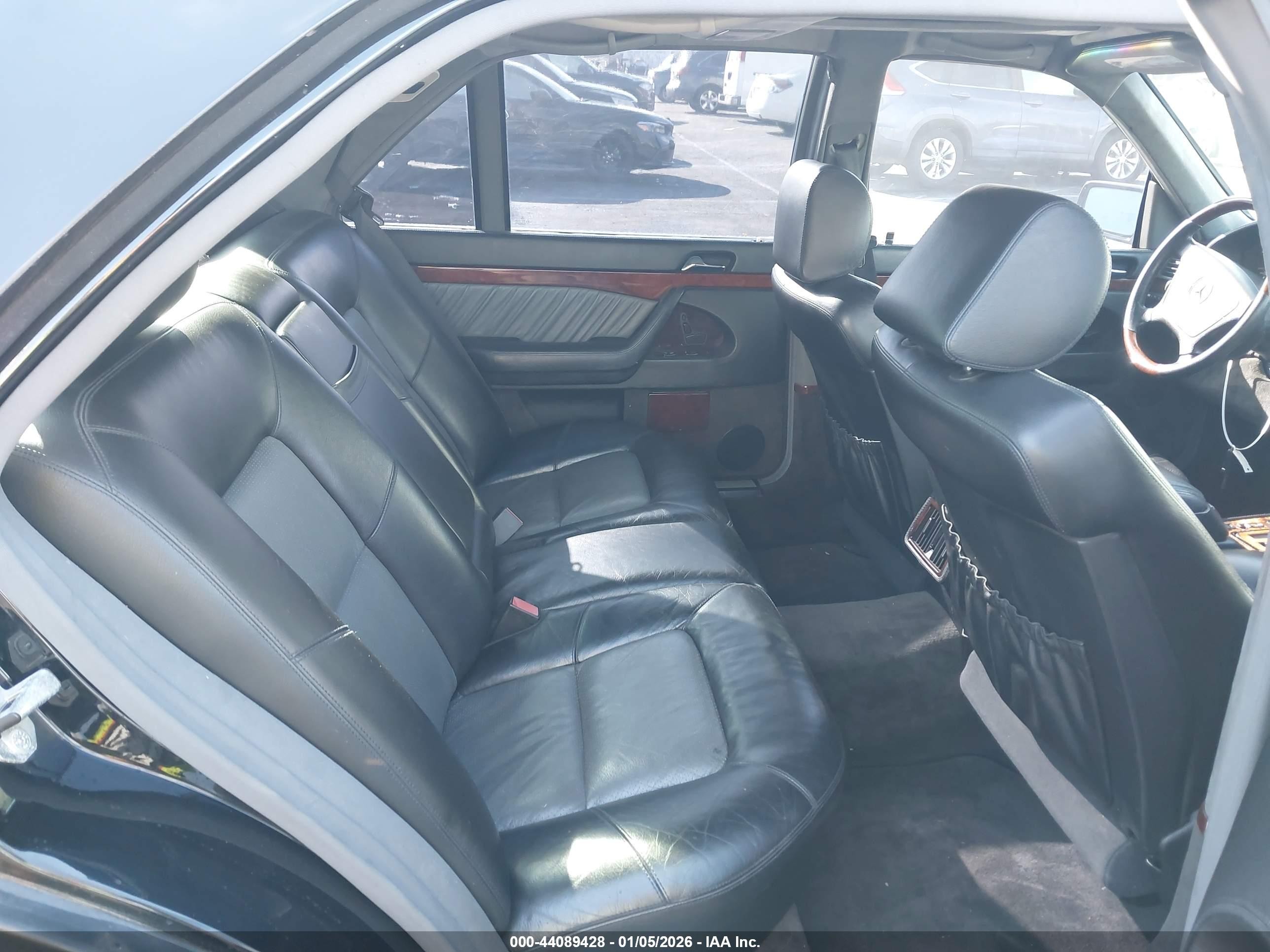 1995 Mercedes-benz S 600 Black vin: WDBGA57E9SA24983 