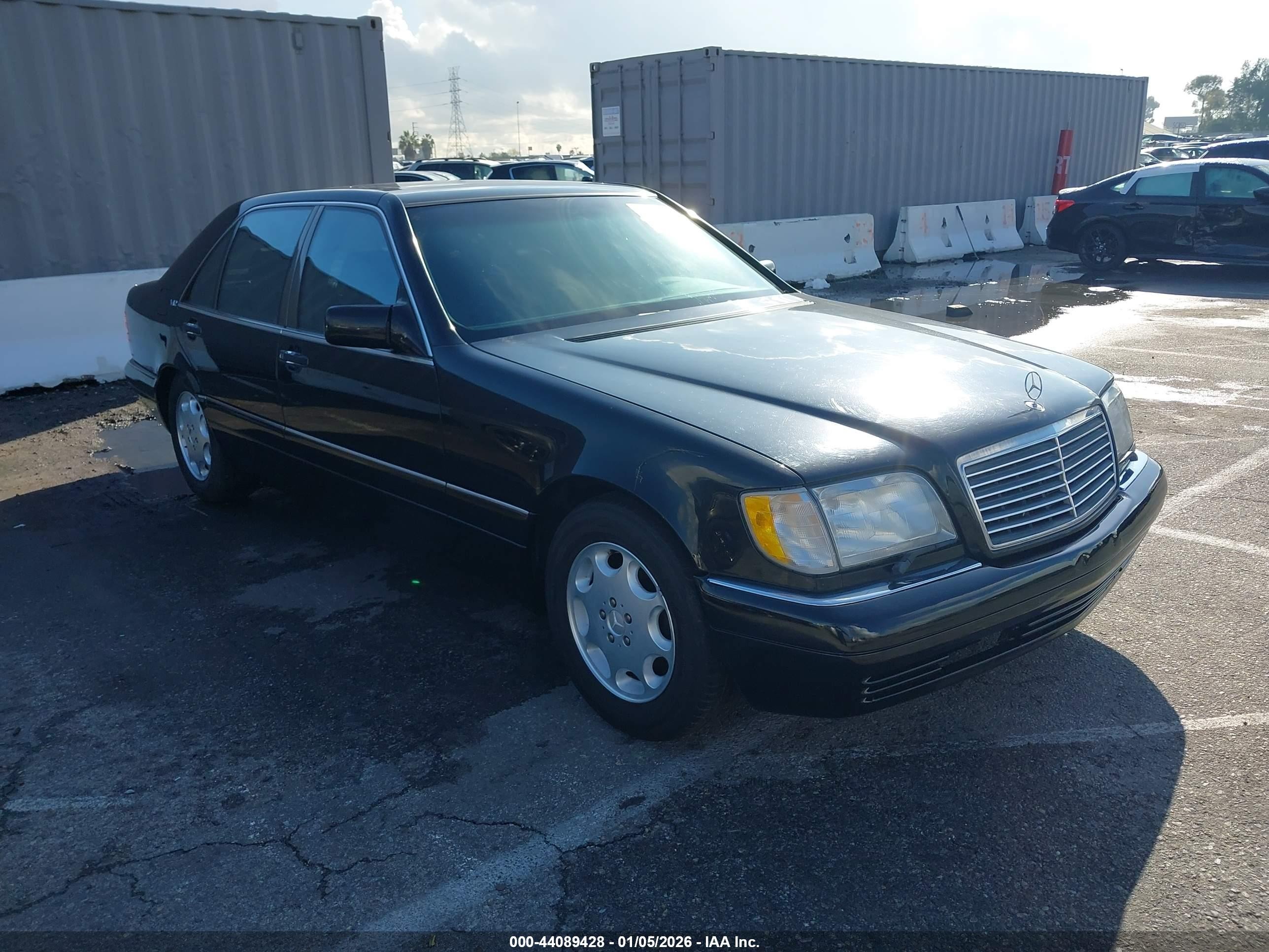 1995 Mercedes-benz S 600 Black vin: WDBGA57E9SA24983 