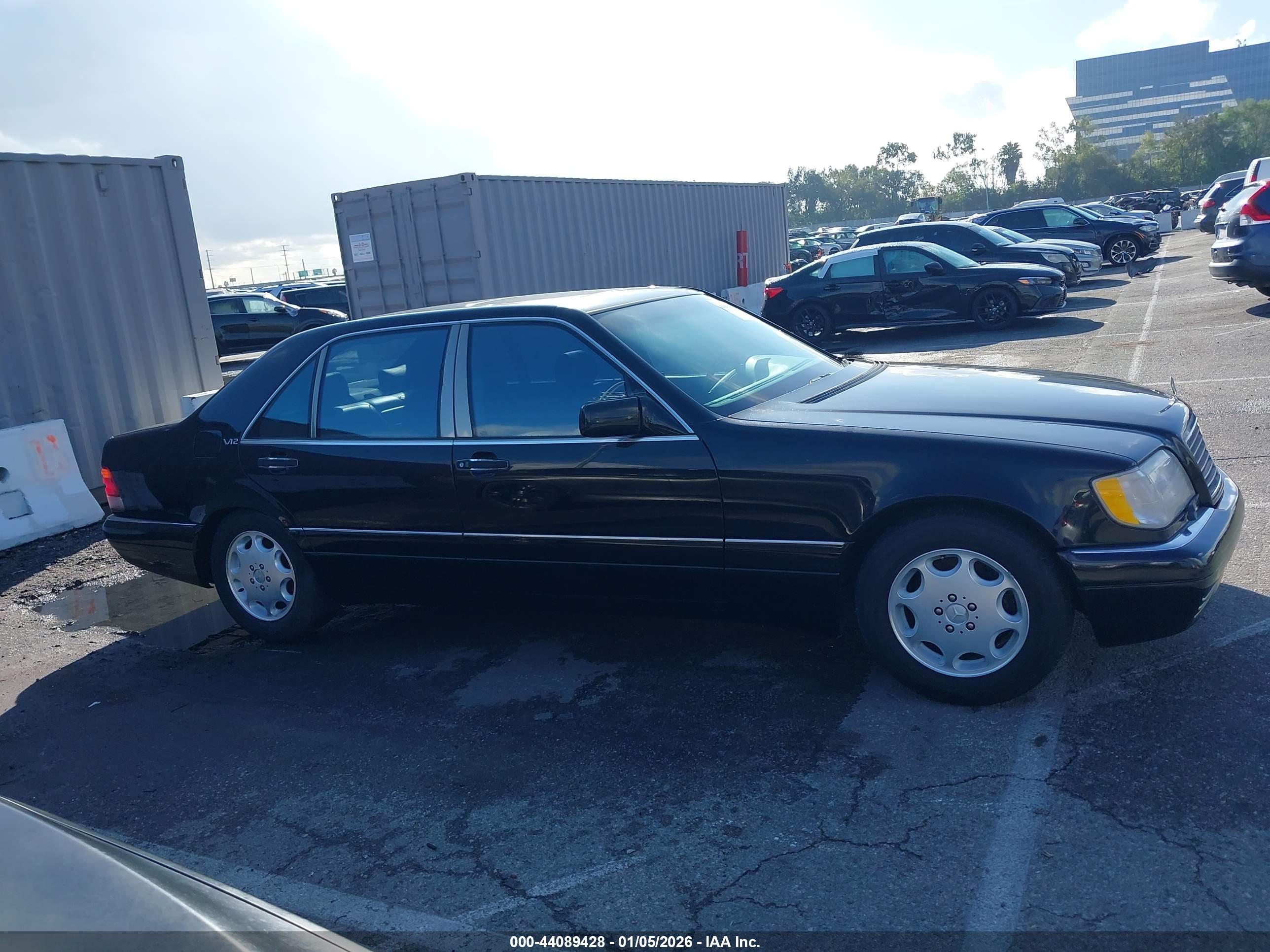 1995 Mercedes-benz S 600 Black vin: WDBGA57E9SA24983 