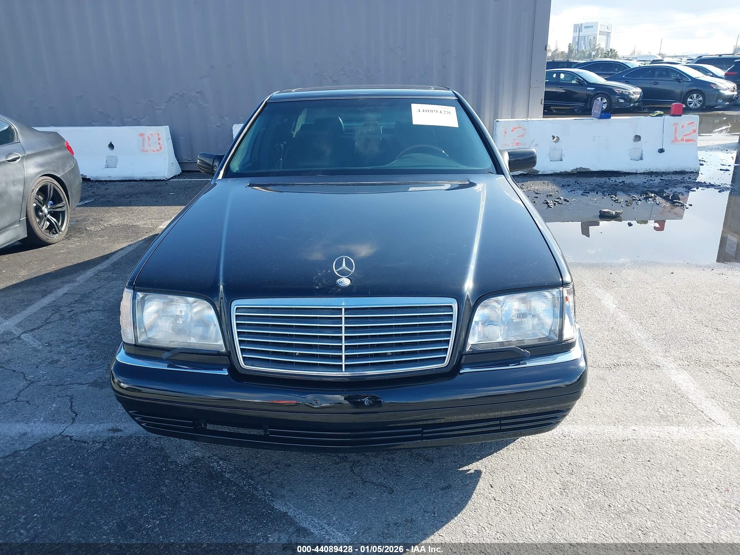 1995 Mercedes-benz S 600 Black vin: WDBGA57E9SA24983 