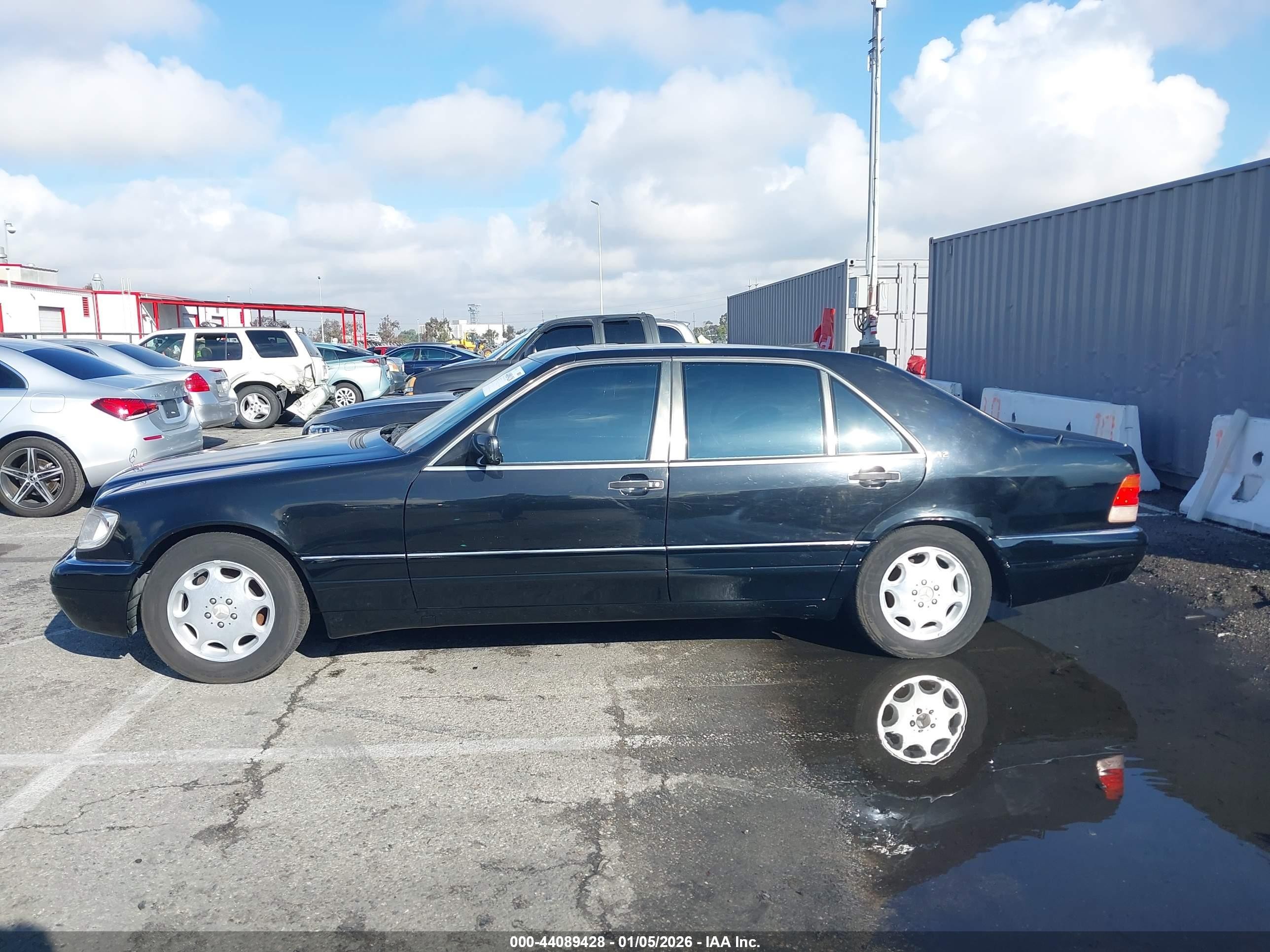 1995 Mercedes-benz S 600 Black vin: WDBGA57E9SA24983 
