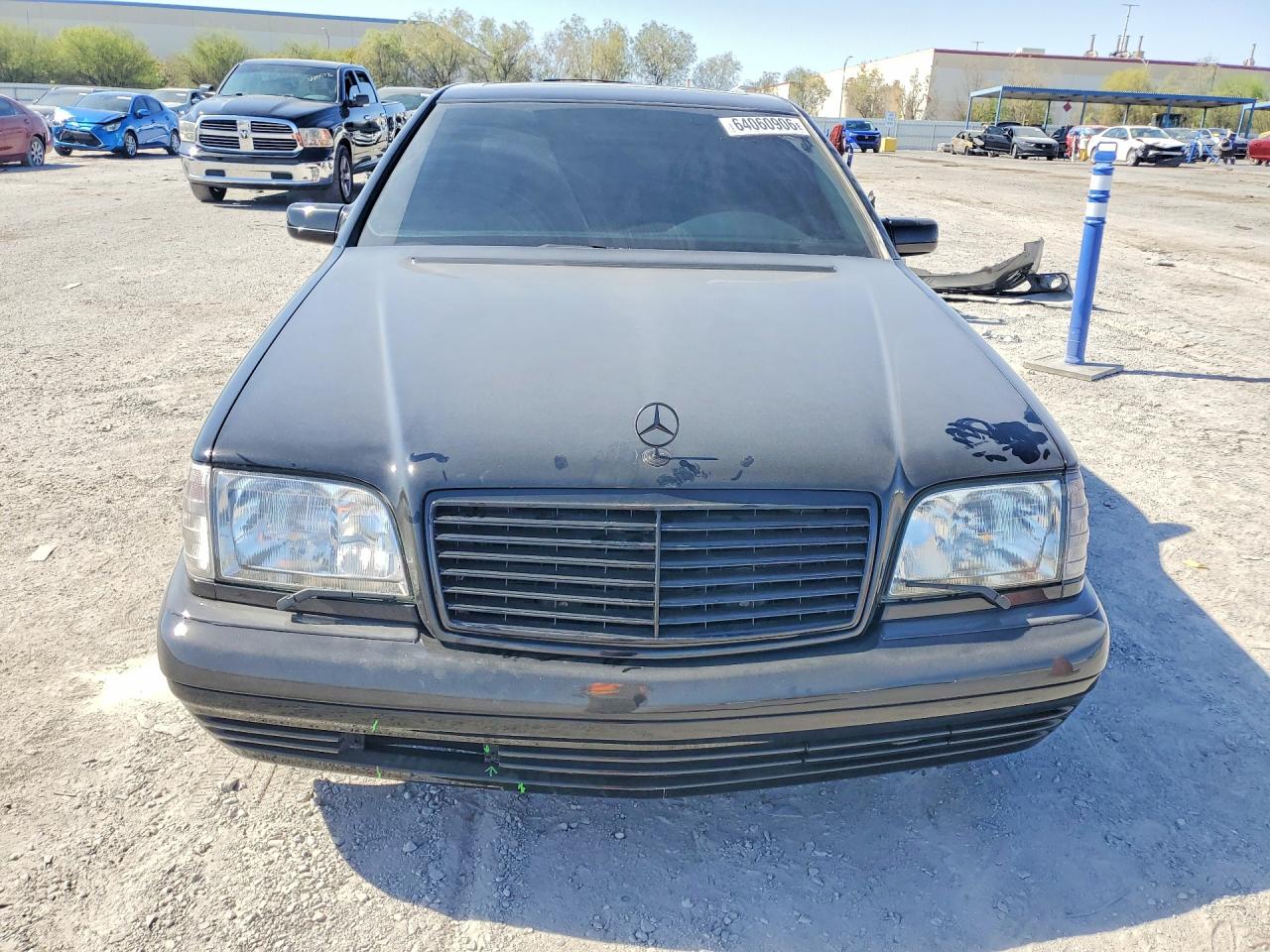 1997 Mercedes-benz S 600 Black vin: WDBGA57EXVA325300