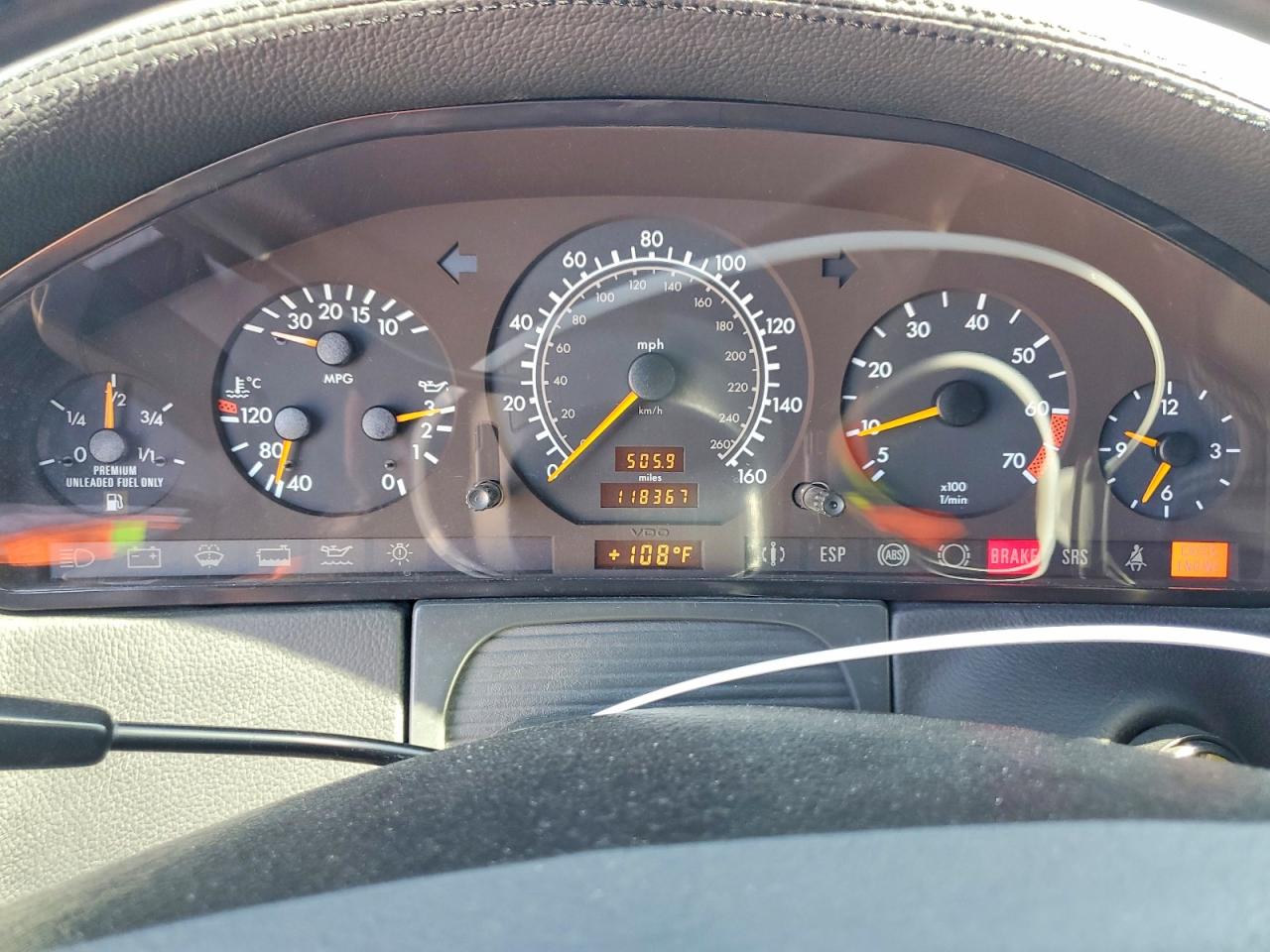 1997 Mercedes-benz S 600 Black vin: WDBGA57EXVA325300