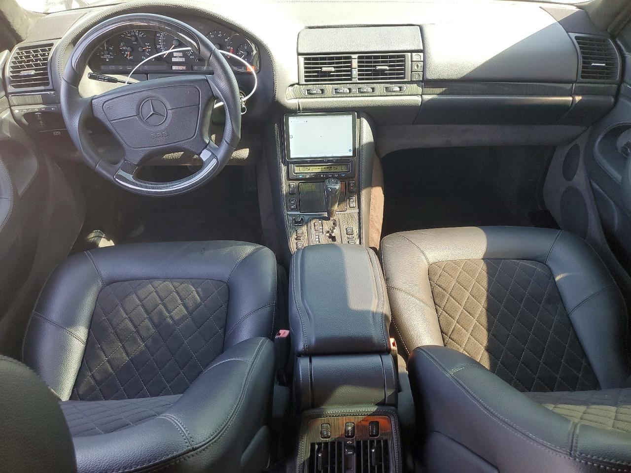 1997 Mercedes-benz S 600 Black vin: WDBGA57EXVA325300