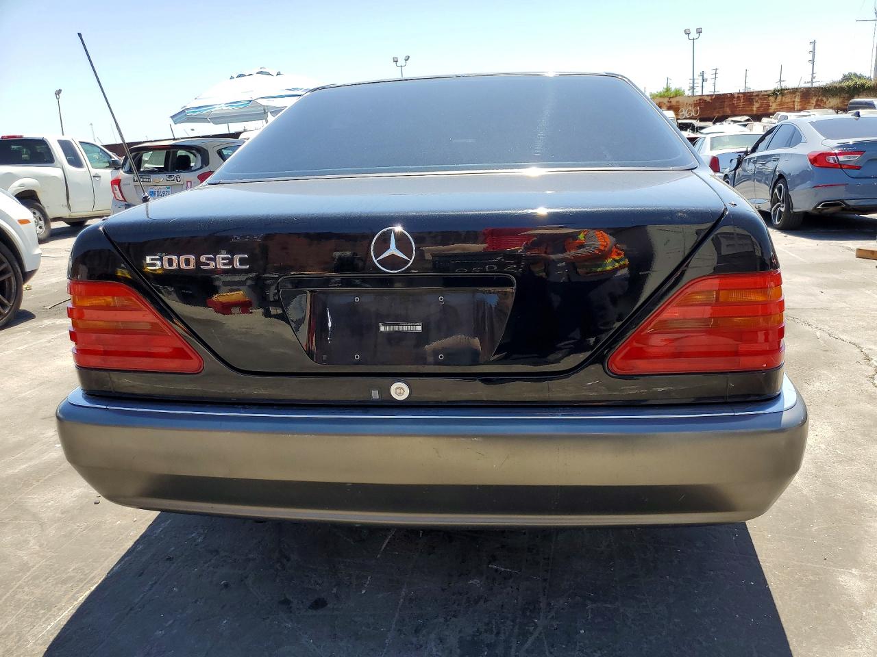1993 Mercedes-benz 500 Sec Черный vin: WDBGA70E2PA120580