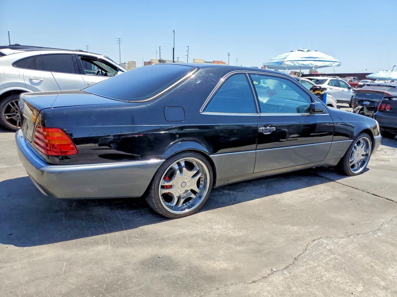 1993 Mercedes-benz 500 Sec Черный vin: WDBGA70E2PA120580