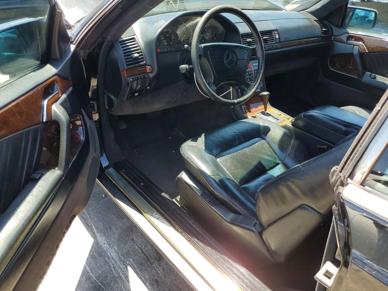 1993 Mercedes-benz 500 Sec Черный vin: WDBGA70E2PA120580
