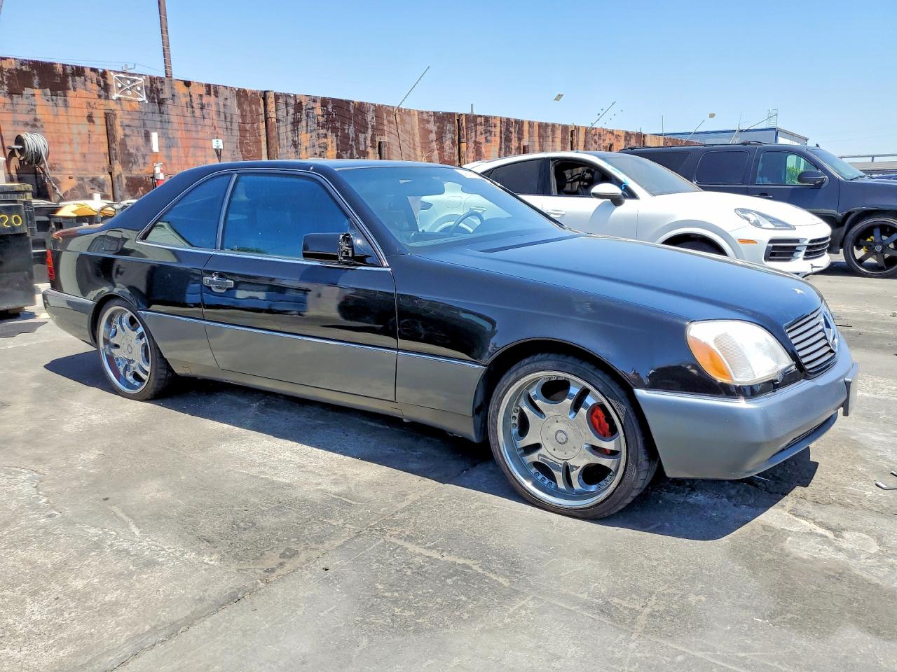 1993 Mercedes-benz 500 Sec Черный vin: WDBGA70E2PA120580