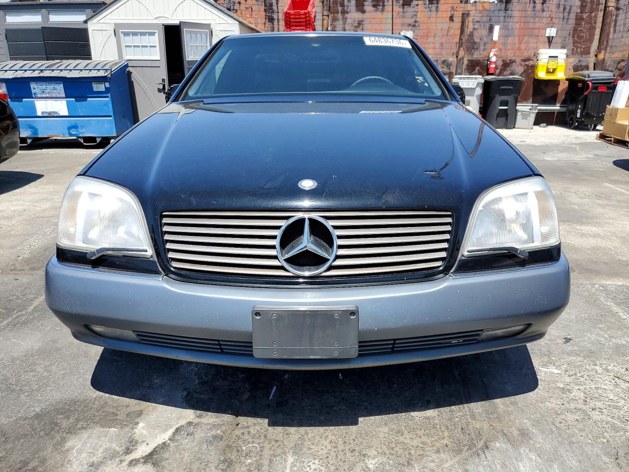 1993 Mercedes-benz 500 Sec Черный vin: WDBGA70E2PA120580