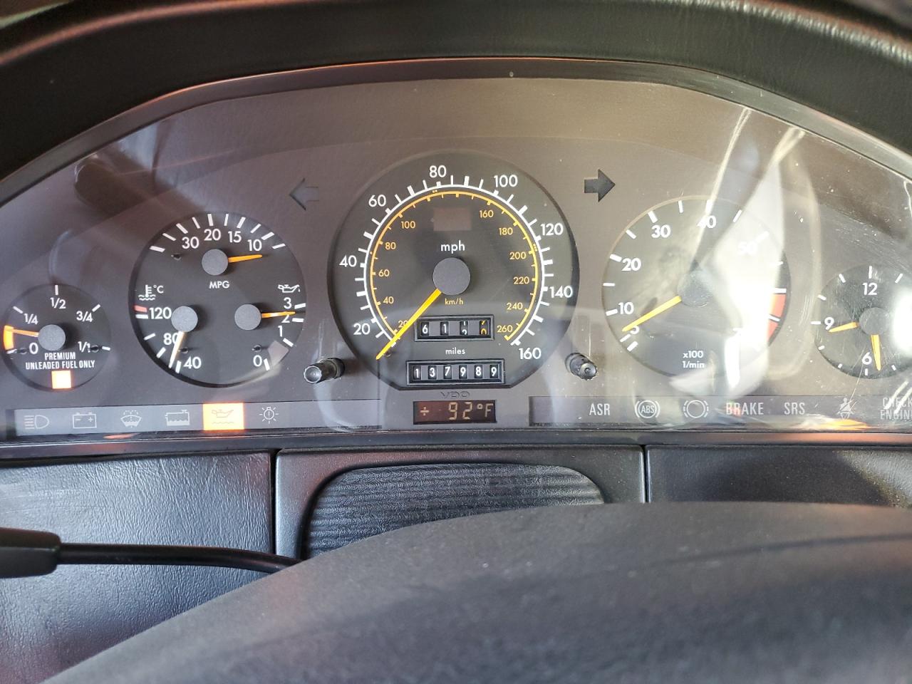 1994 Mercedes-benz S 500   Черный vin: WDBGA70E5RA164995