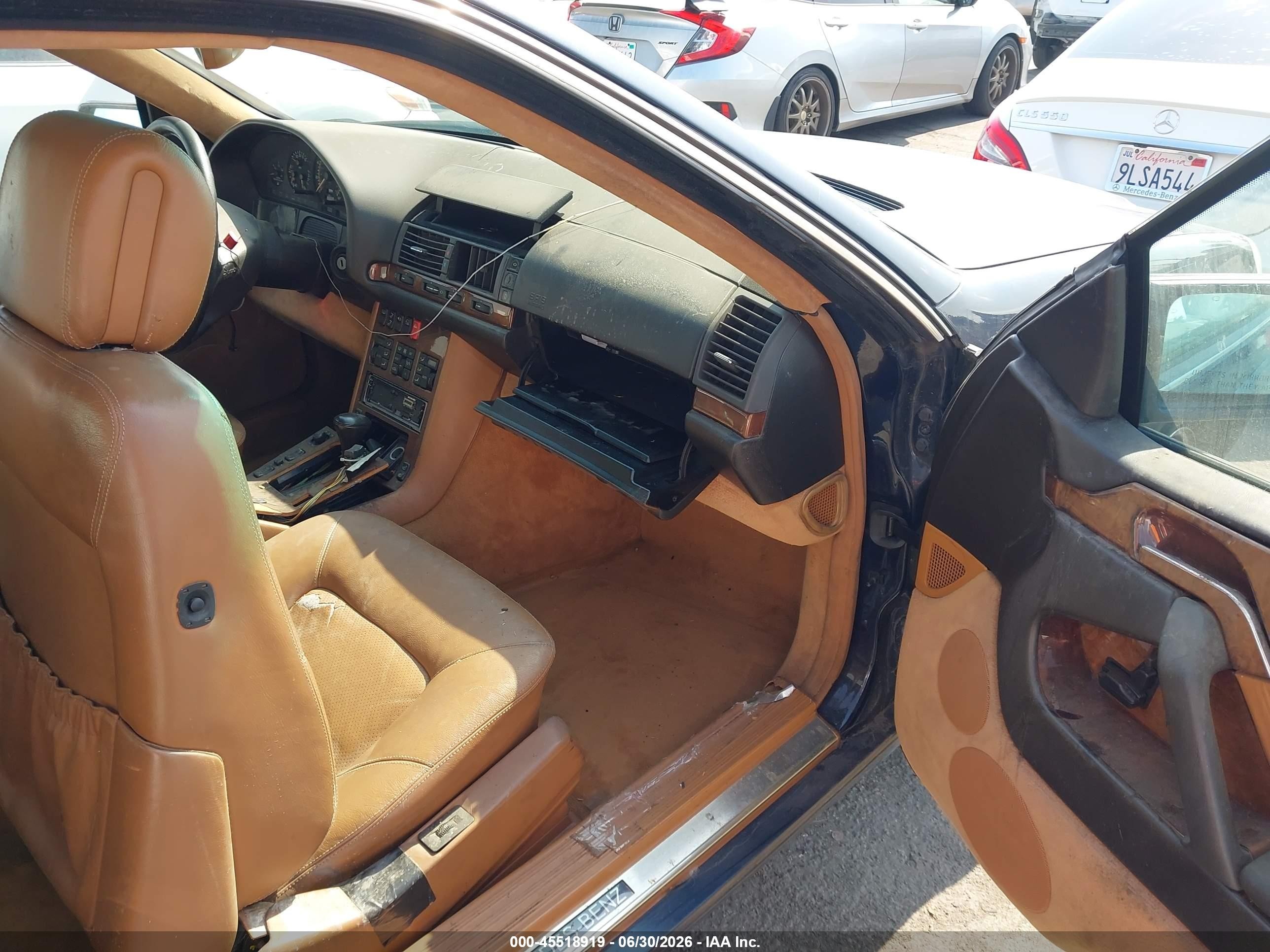 1994 Mercedes-benz S 500 Dark Blue vin: WDBGA70E5RA174989