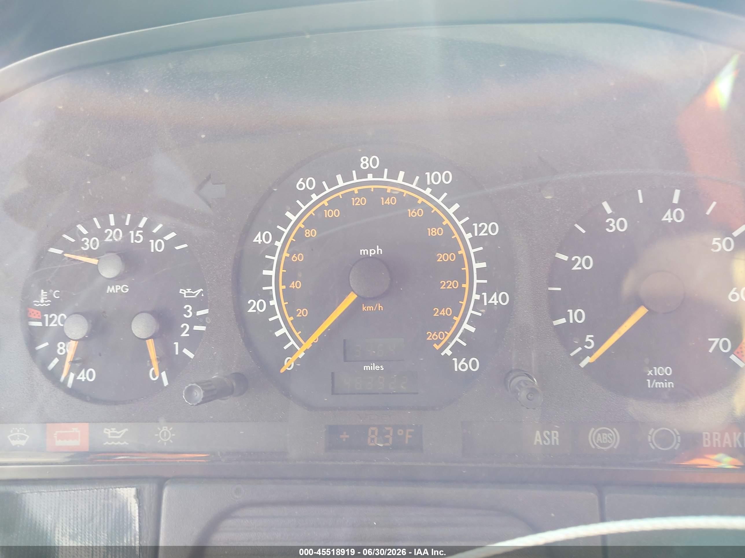 1994 Mercedes-benz S 500 Dark Blue vin: WDBGA70E5RA174989