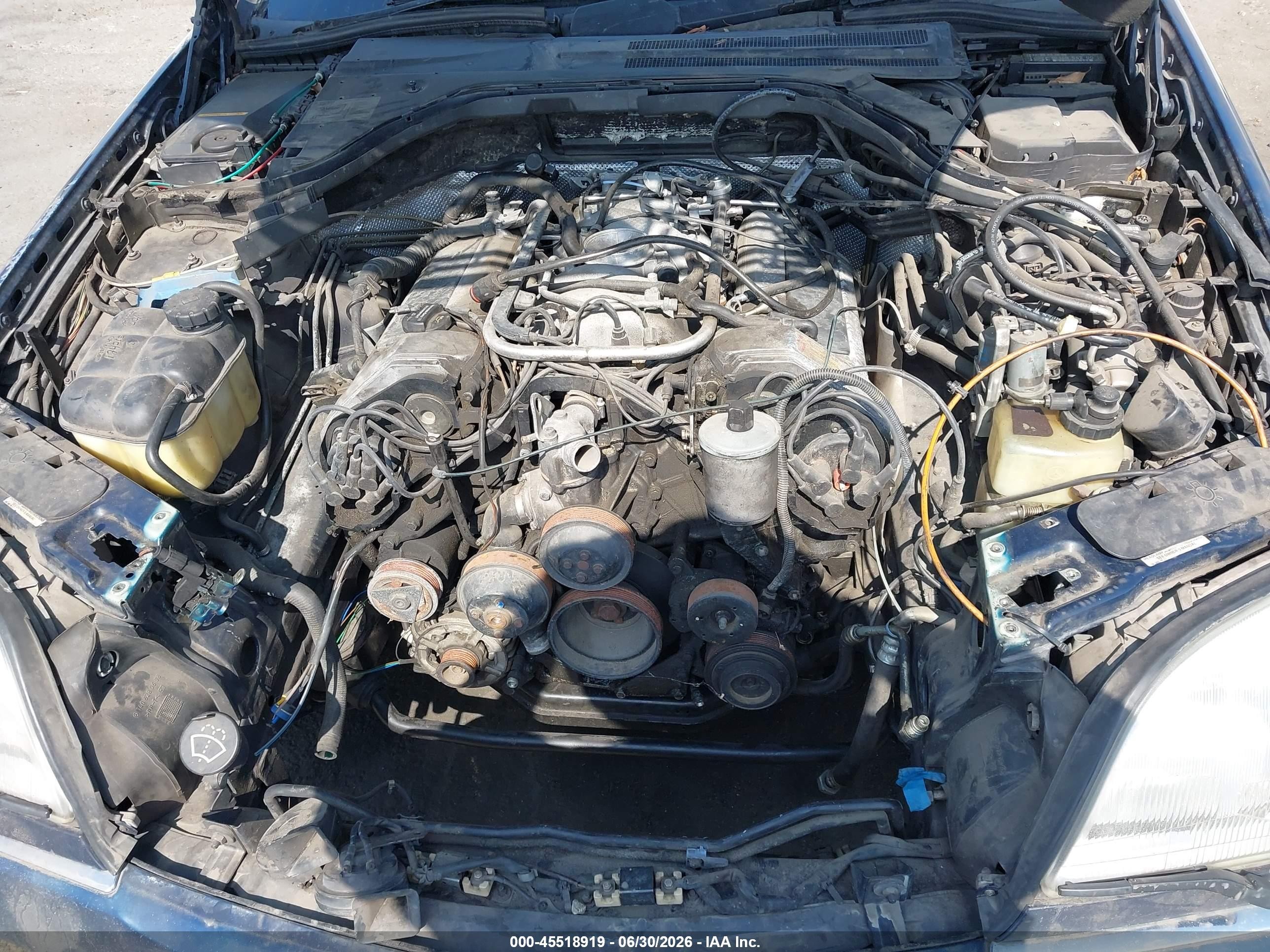 1994 Mercedes-benz S 500 Dark Blue vin: WDBGA70E5RA174989