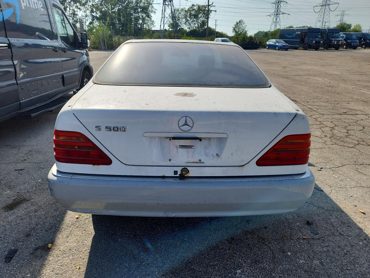 1995 Mercedes-benz S 500 Белый vin: WDBGA70E5SA260812