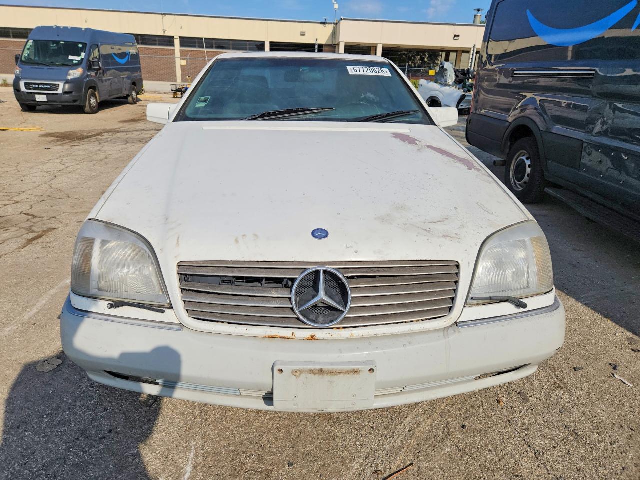 1995 Mercedes-benz S 500 Белый vin: WDBGA70E5SA260812