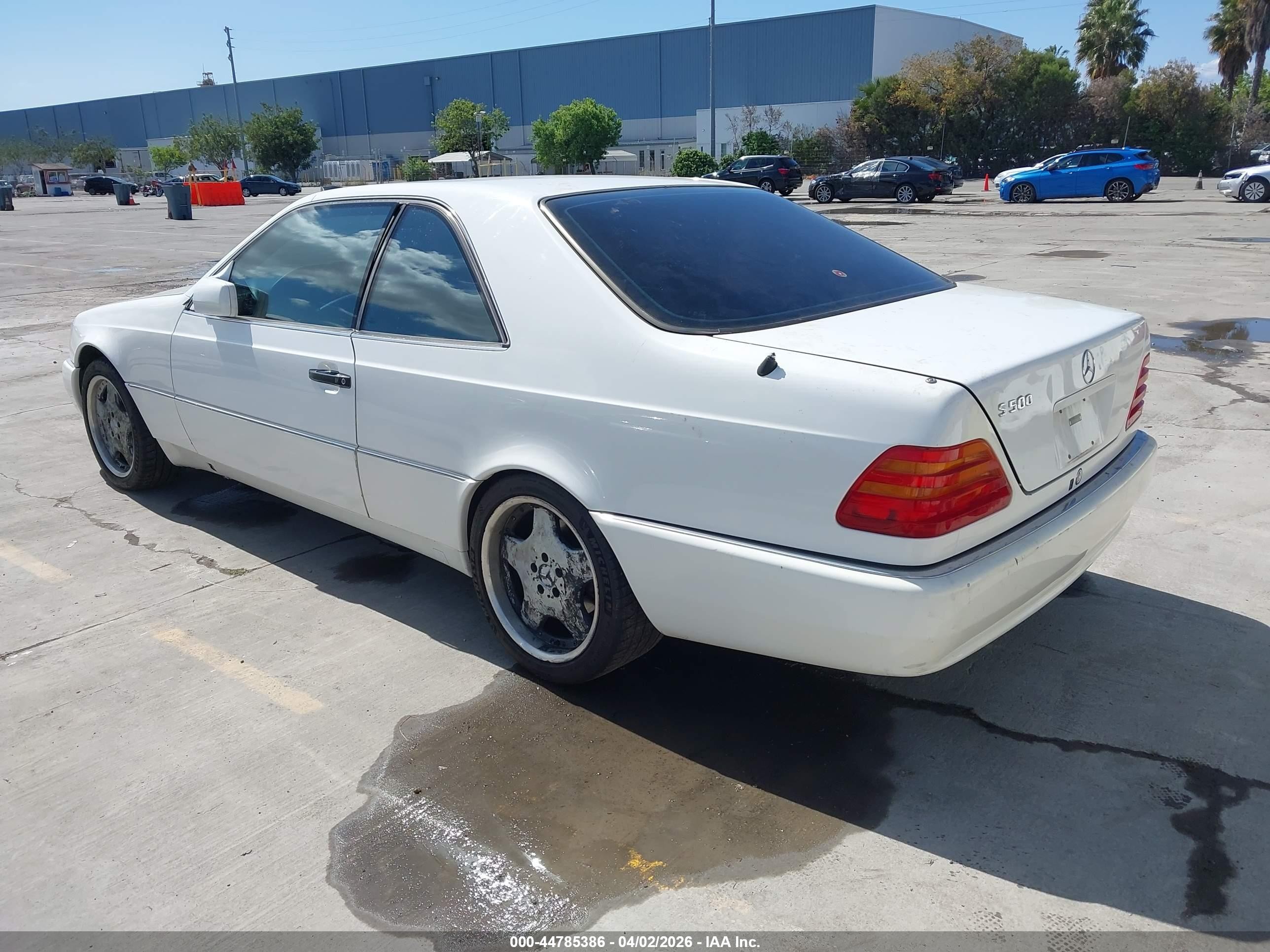 1995 Mercedes-benz S 500 White vin: WDBGA70E6SA212221