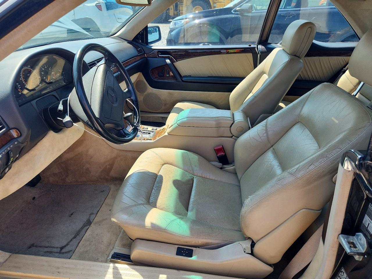 1994 Mercedes-benz S 500 Black vin: WDBGA70E7RA157918