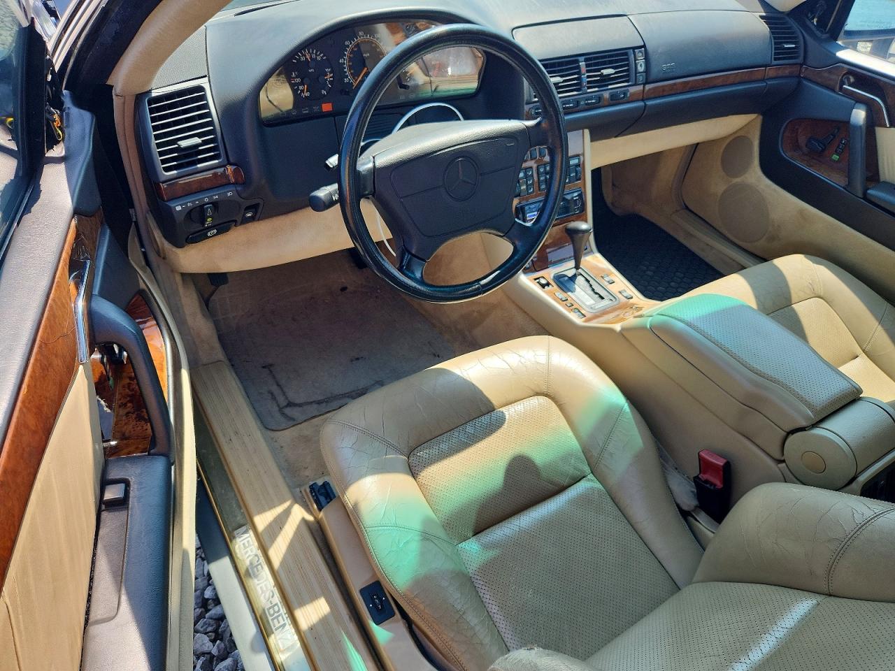 1994 Mercedes-benz S 500 Black vin: WDBGA70E7RA157918