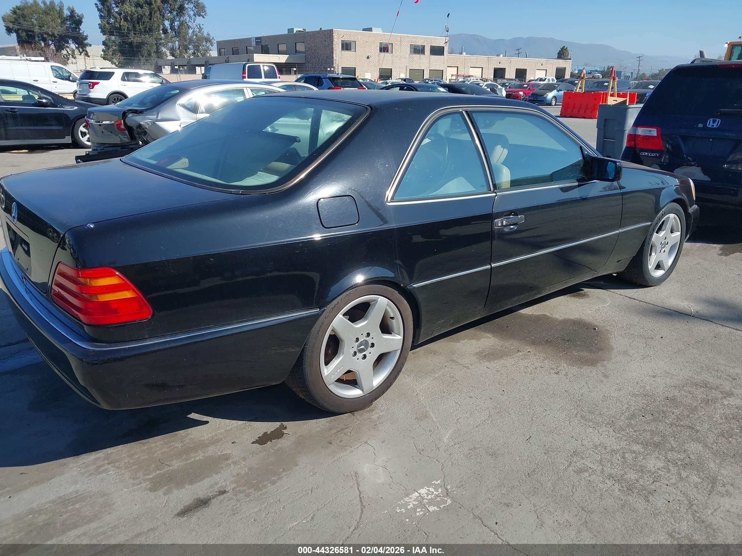 1994 Mercedes-benz S 500 Black vin: WDBGA70E9RA168077