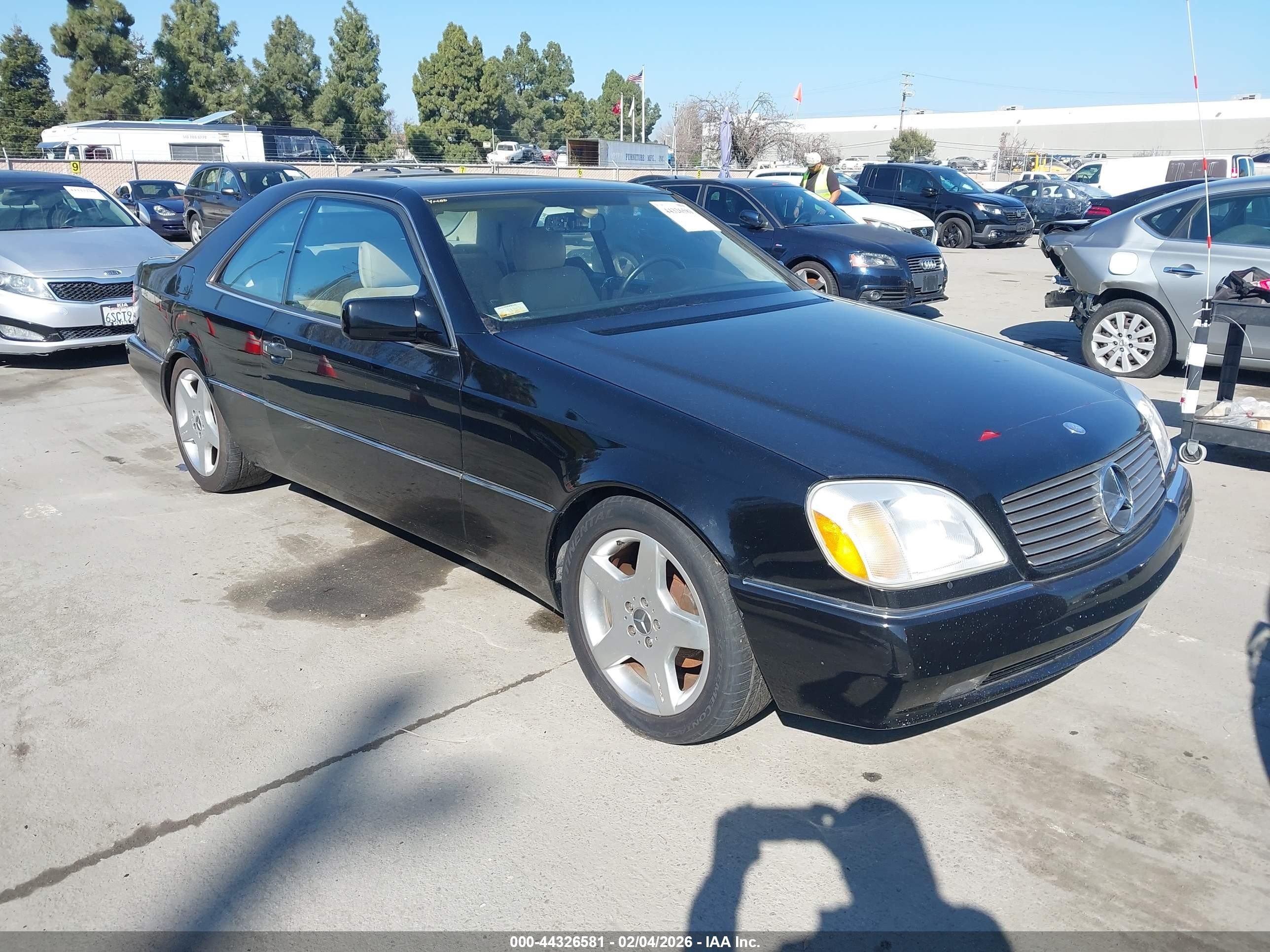 1994 Mercedes-benz S 500 Black vin: WDBGA70E9RA168077
