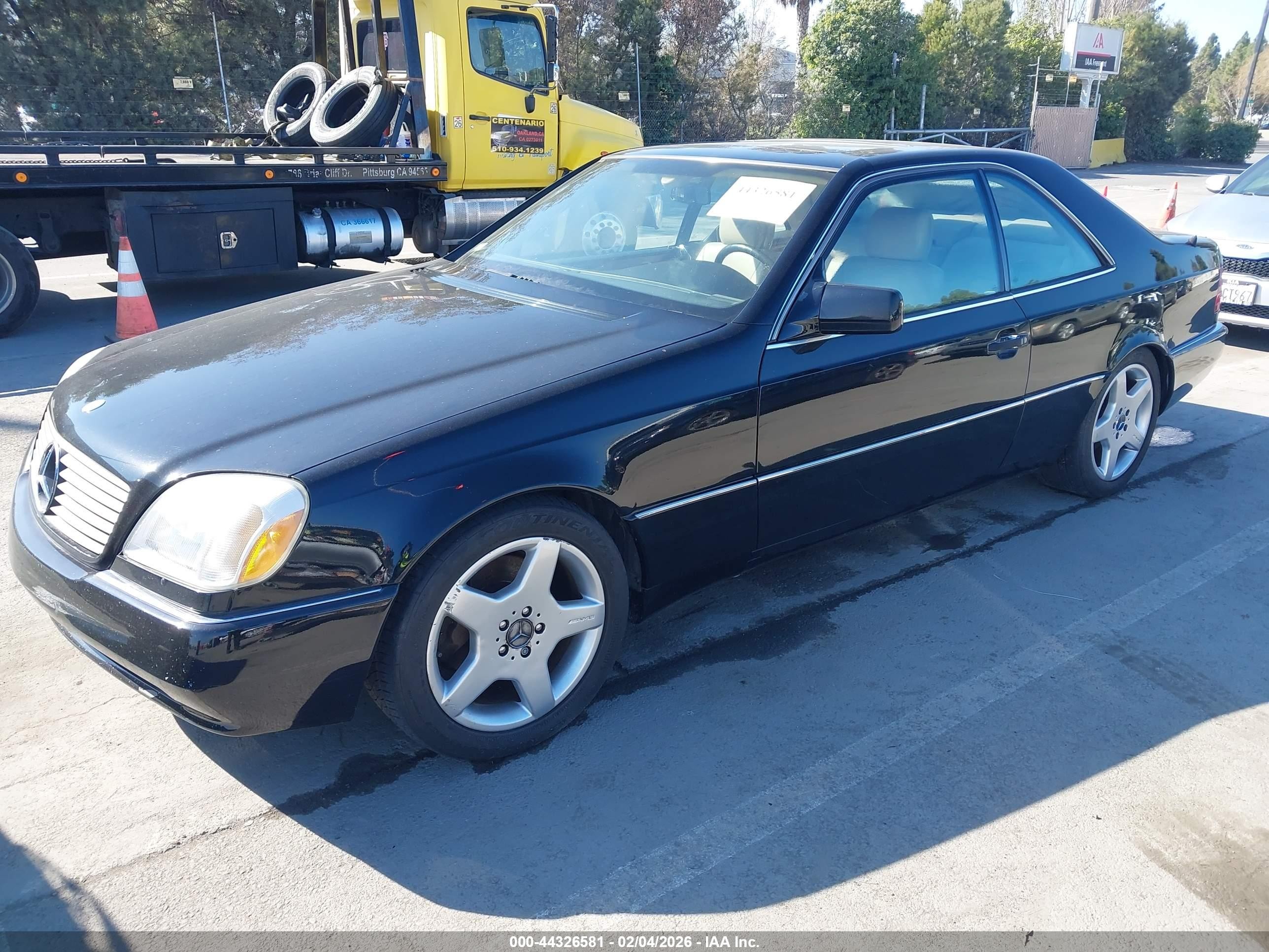 1994 Mercedes-benz S 500 Black vin: WDBGA70E9RA168077