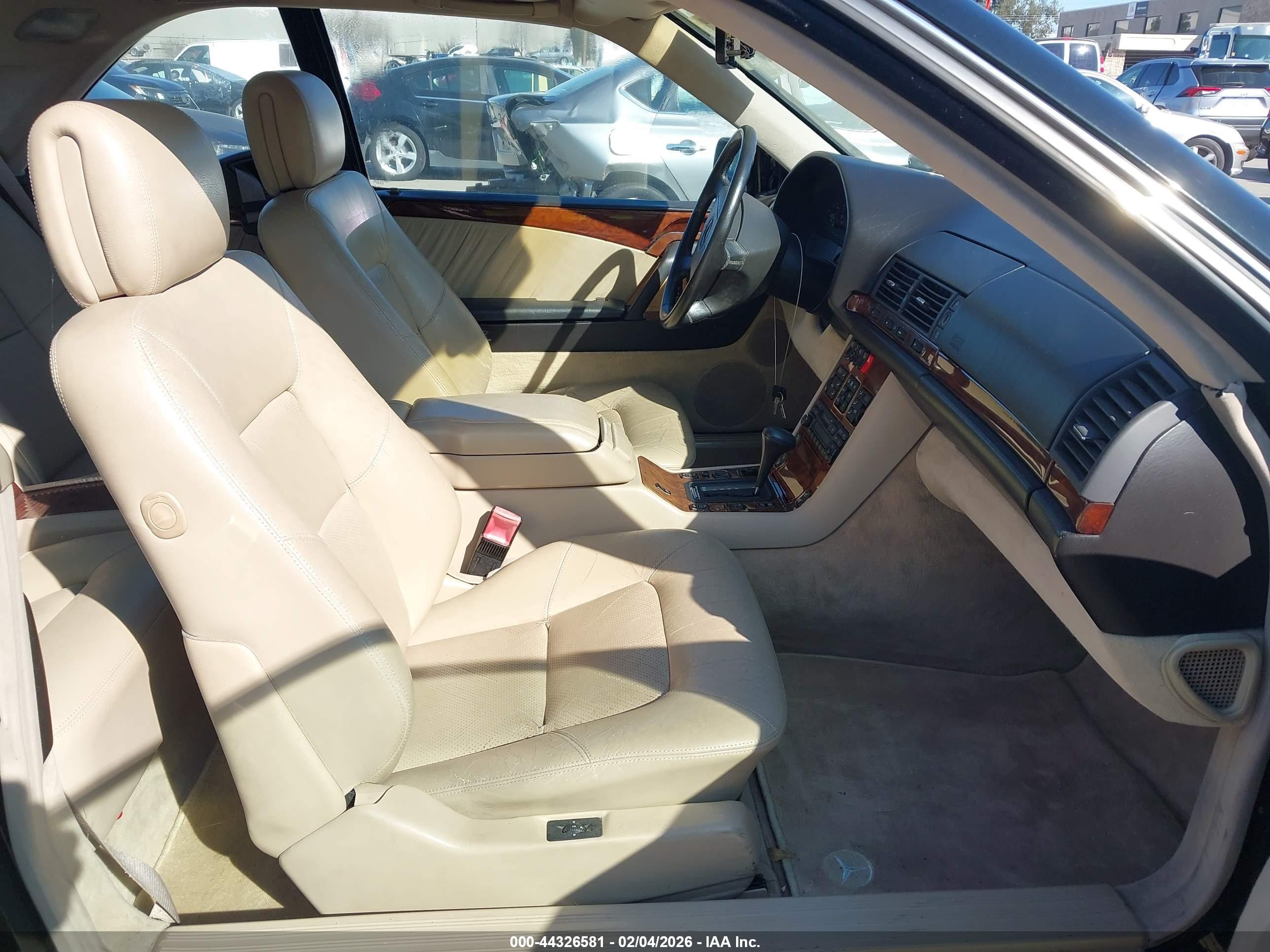 1994 Mercedes-benz S 500 Black vin: WDBGA70E9RA168077