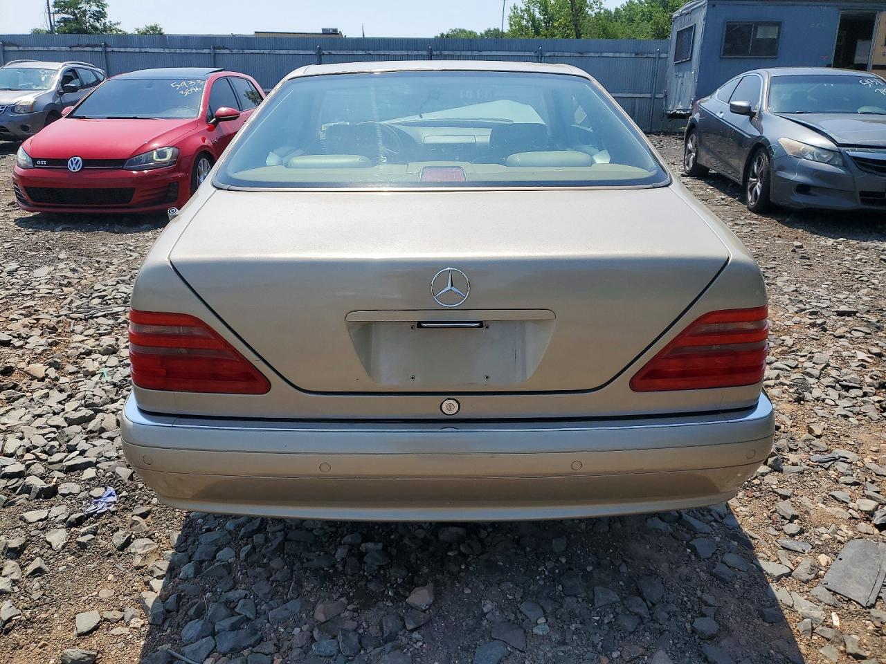 1998 Mercedes-benz Cl 500 Gold vin: WDBGA70G0WA391704